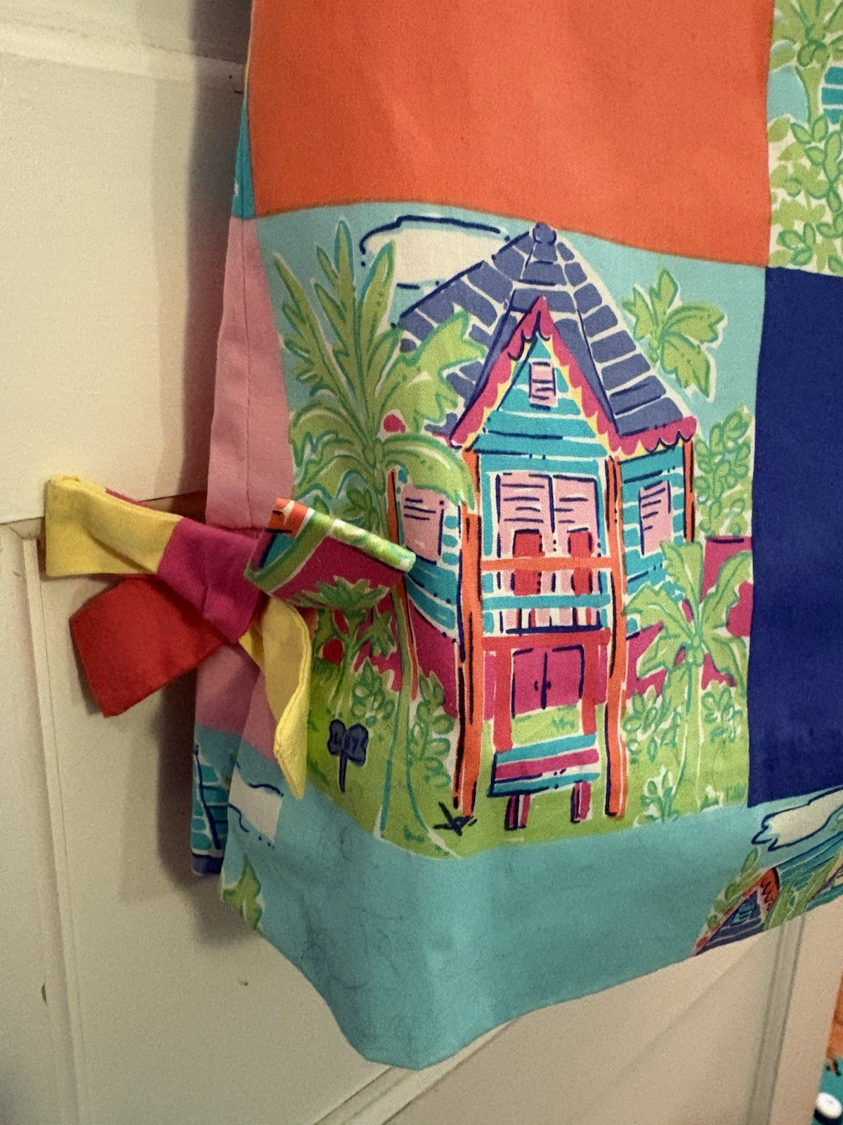 VTG Lilly Pulitzer Moxie Patchwork Mini Dress size 0 resort vacation cruise Prep