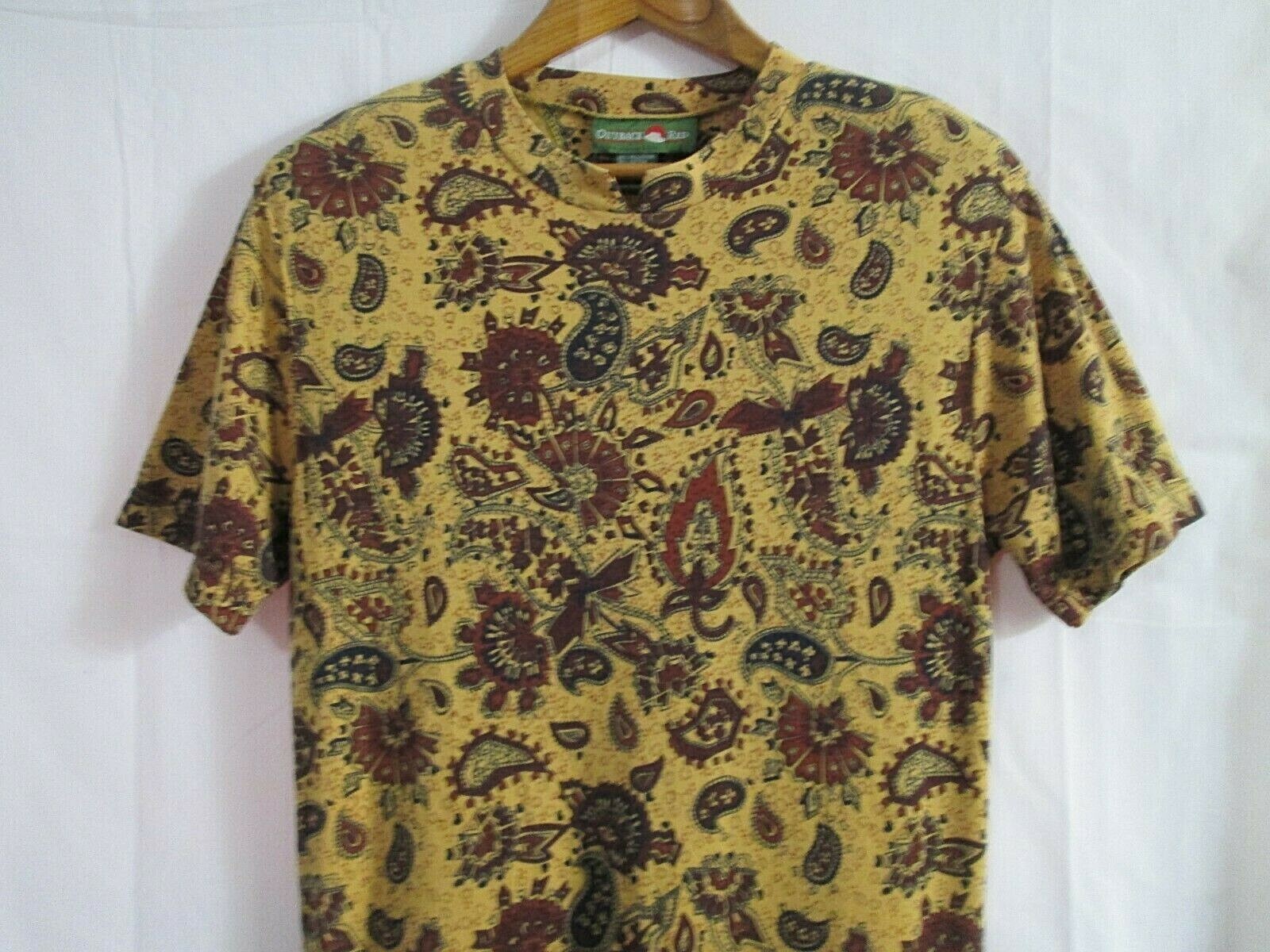 Outback Red 🥑 Size Small 🥑Polyester/Cotton Blend 🍐Paisley Dress🌙