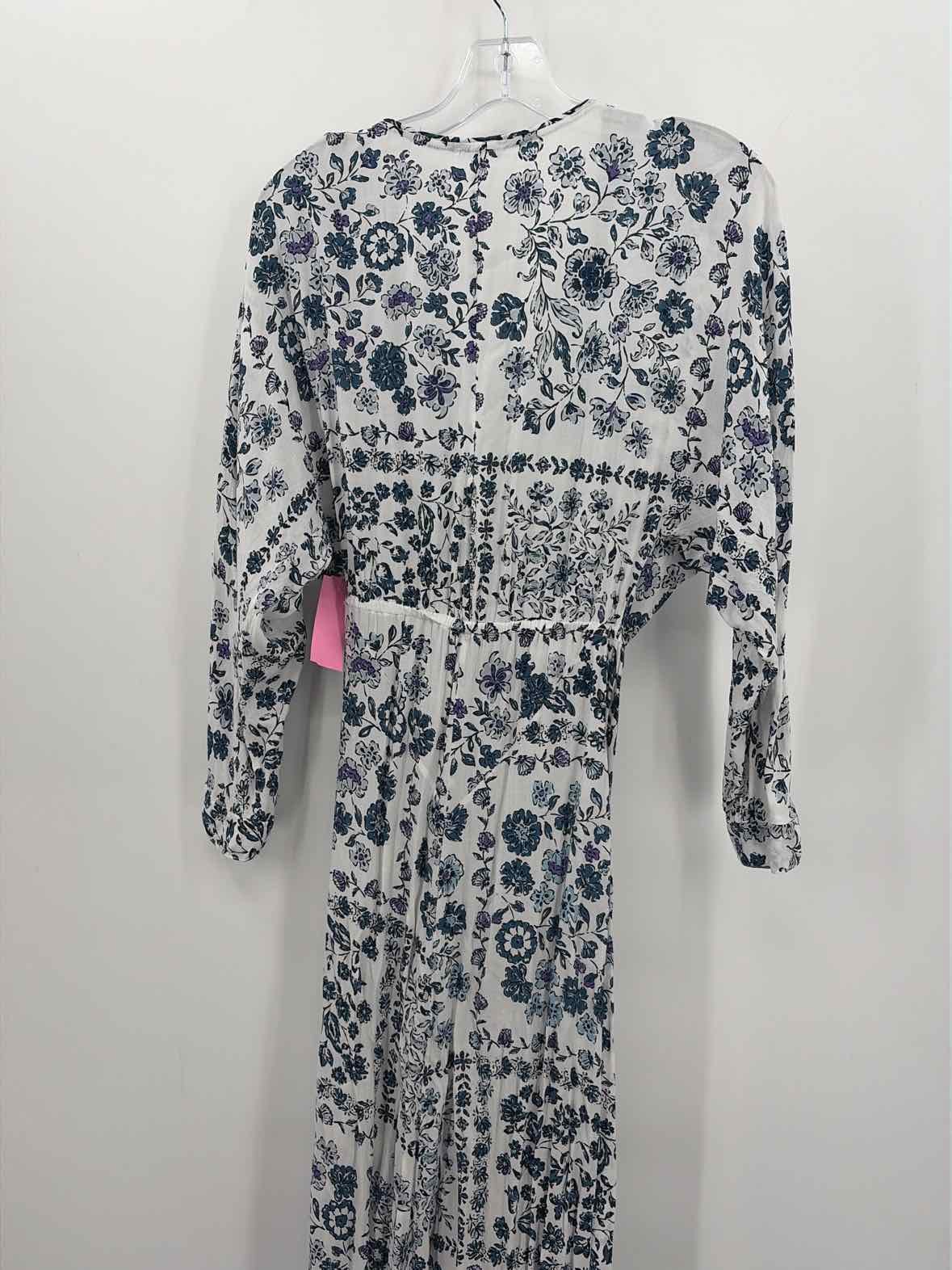 Pre-Owned Poupette St Barths White Size Small Maxi Long Sleeve Dress