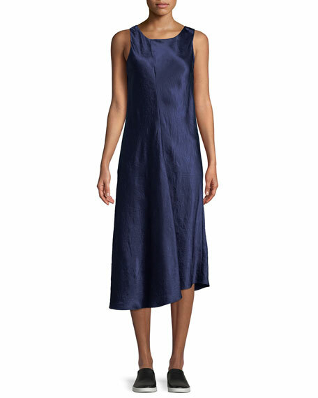 E037 NWT VINCE BIAS CUT SLEEVELESS MIDI WOMEN DRESS SIZE XS, S, M, L $295