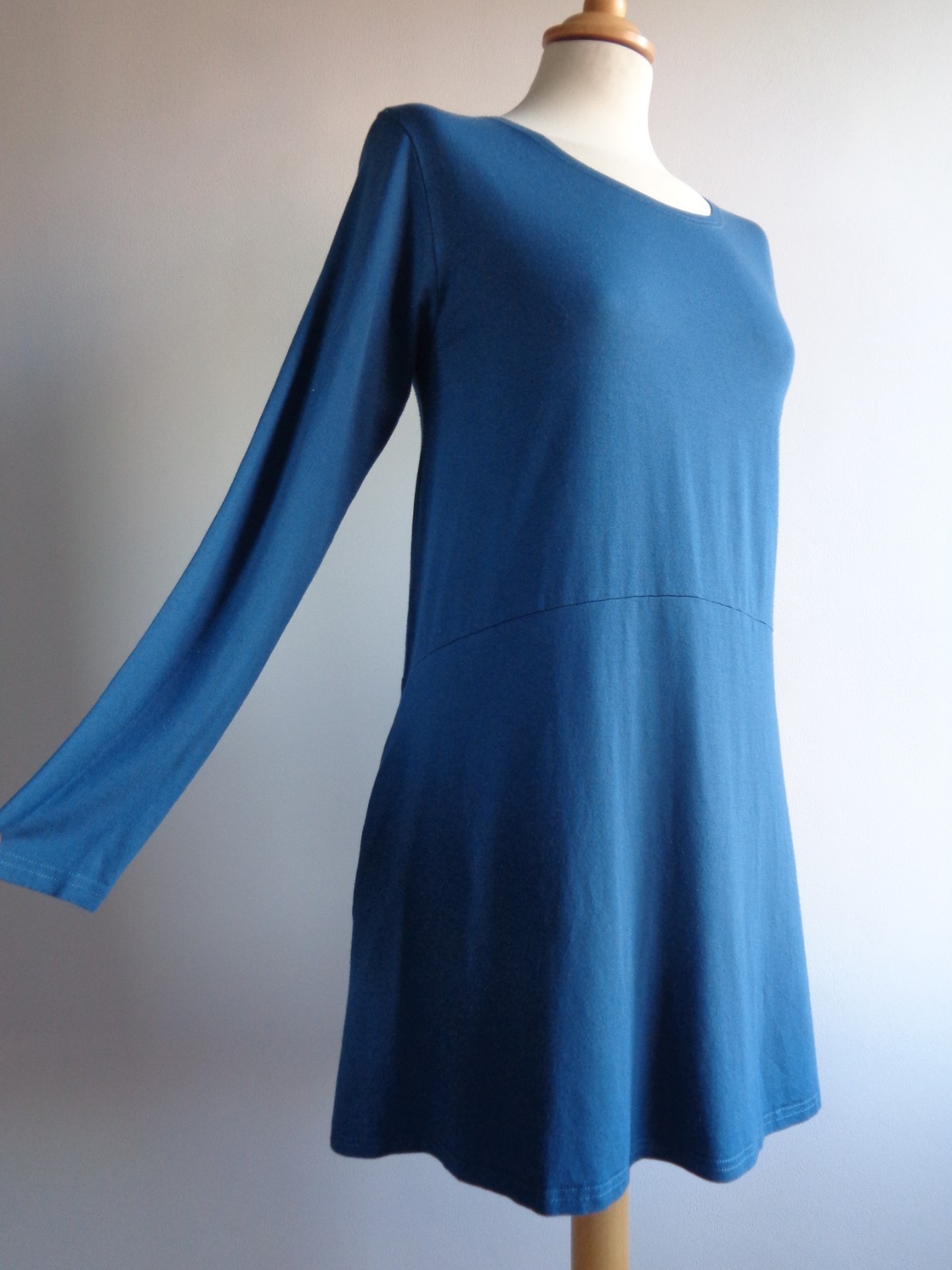 MASAI Blue Jersey Dress with Pockets Size 10 to 12 approx casual shot mini