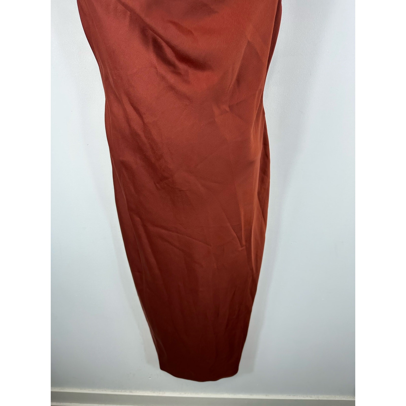 BHLDN August Satin Charmeuse Midi Dress Size US 10 NEW