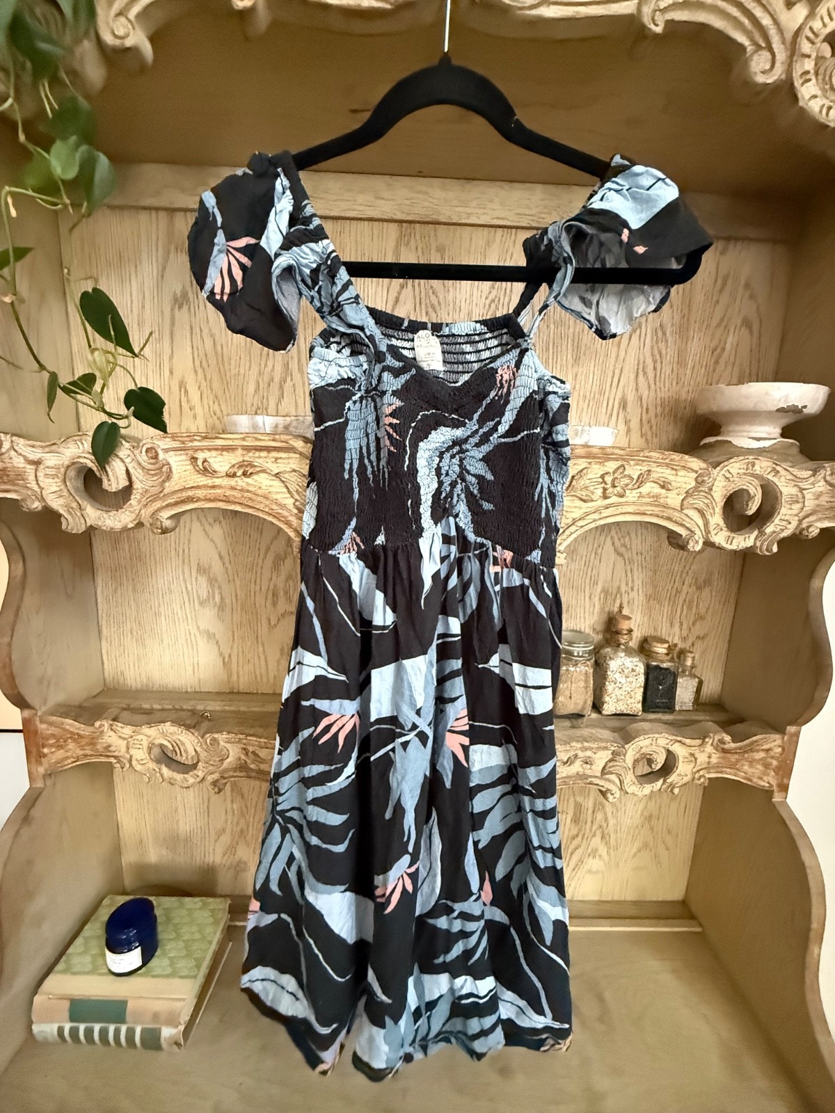 aloha brand floral dress one size