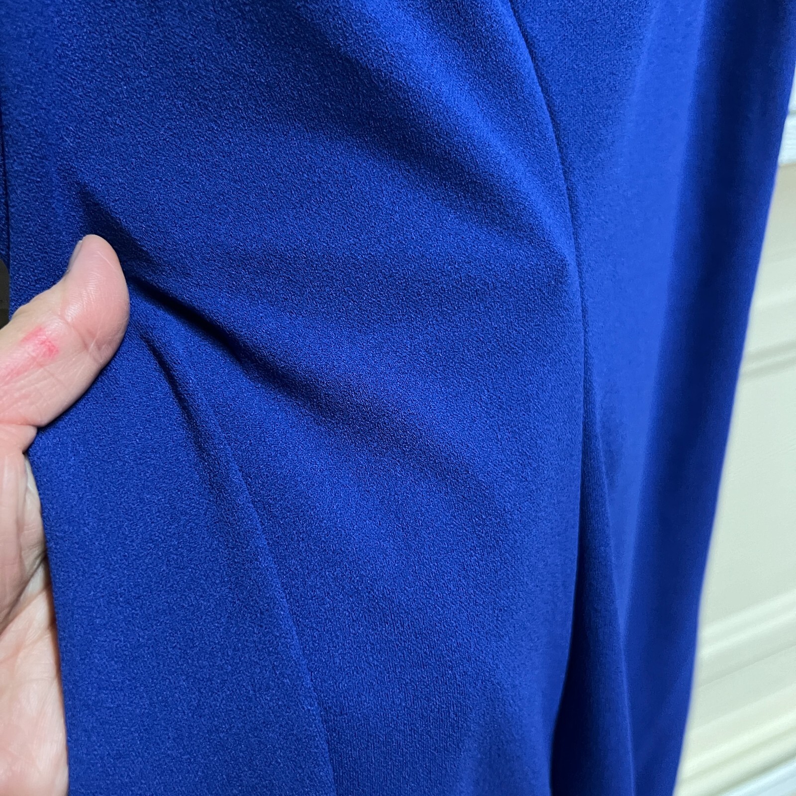 Emerald Sundae Womens Juniors V-Neck Sheath Asymmetrical Dress XXL Royal Blue