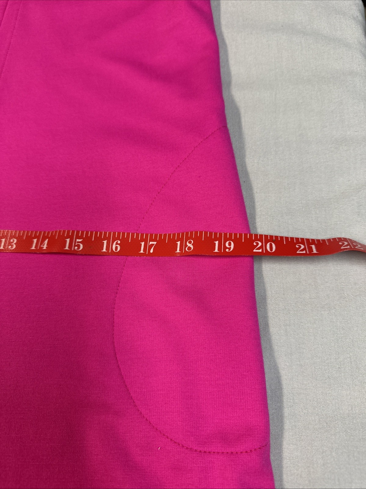Sara Campbell Stretch Shift Dress Magenta Pink size Small