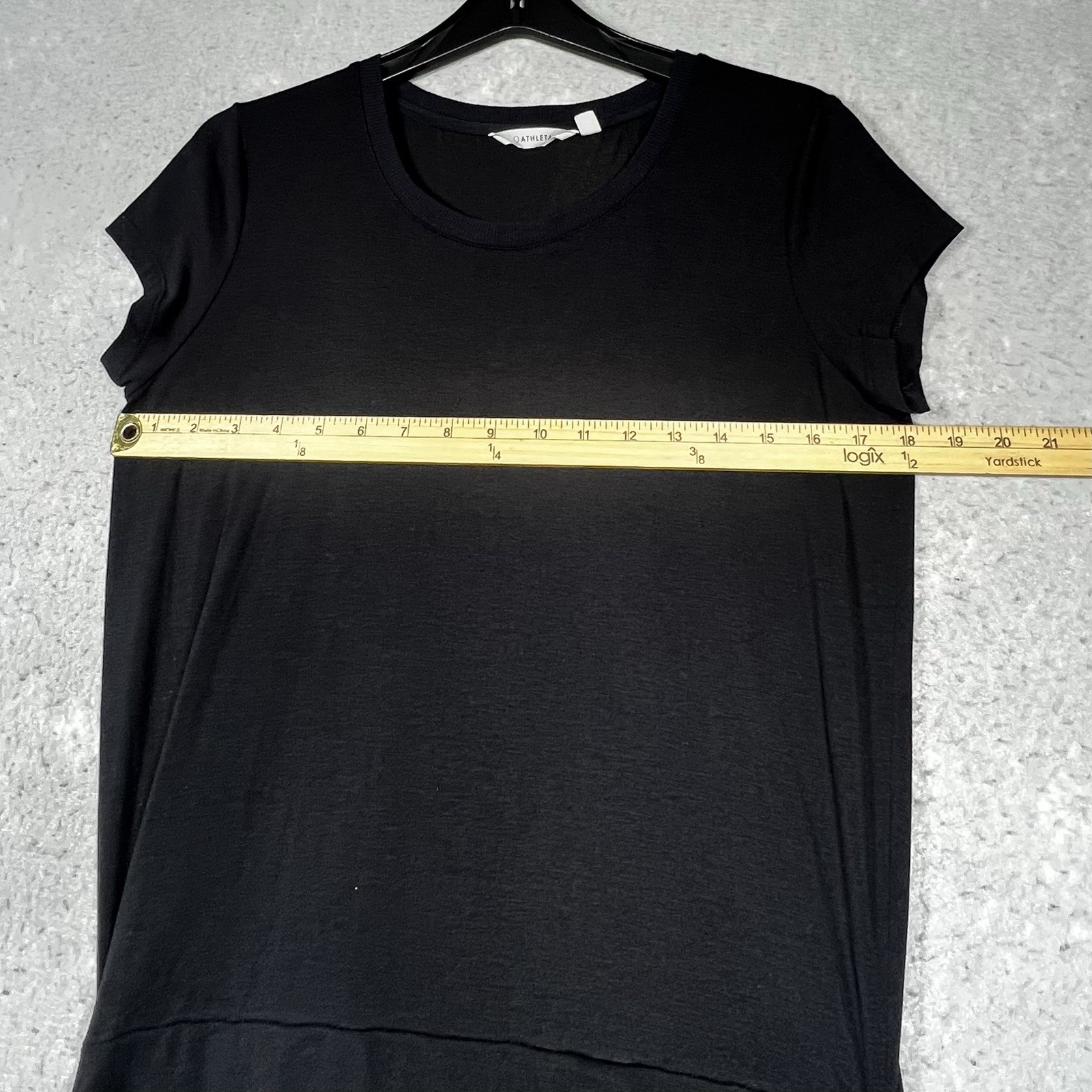 Athleta Dress Womens Medium Bodycon Stretch Knit Athleisure Casual Fitted Black