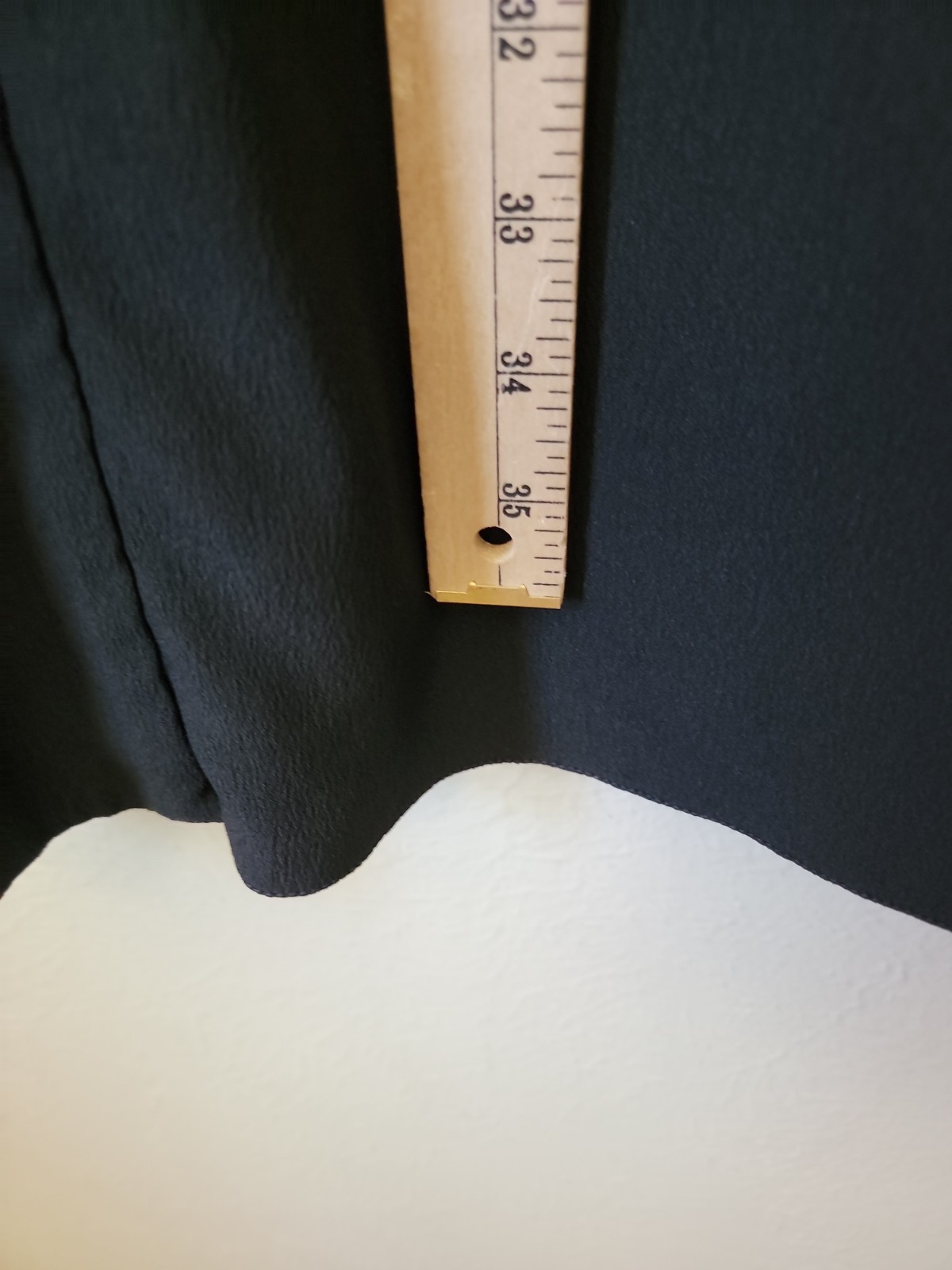 Carven Black Flutter Sleeve Crepe Shift Dress Size EU 38 Medium 6/8 Designer