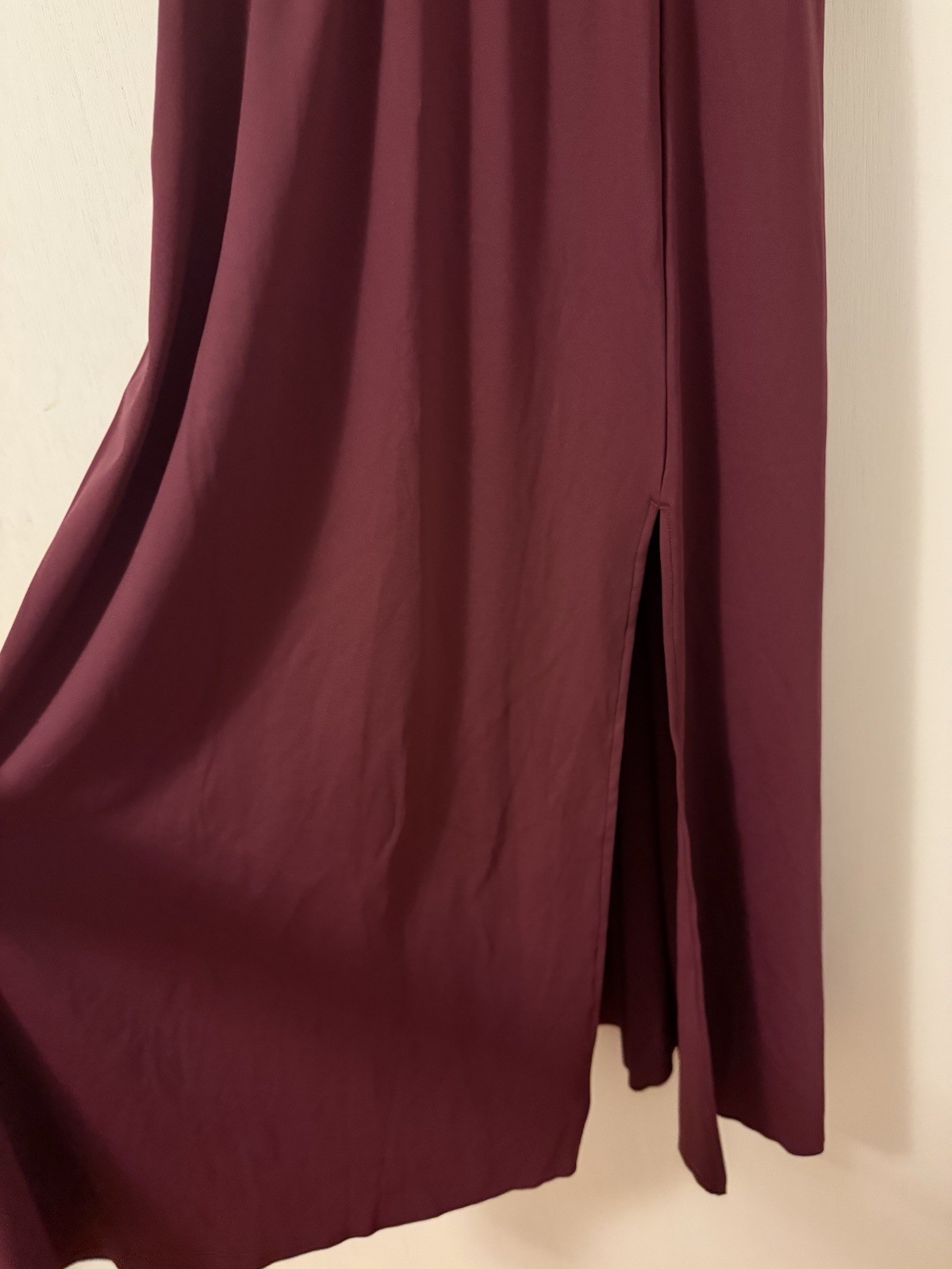 Halara SoftlyZero Airy Racerback Maxi Dress Side Slit Pockets M NEW