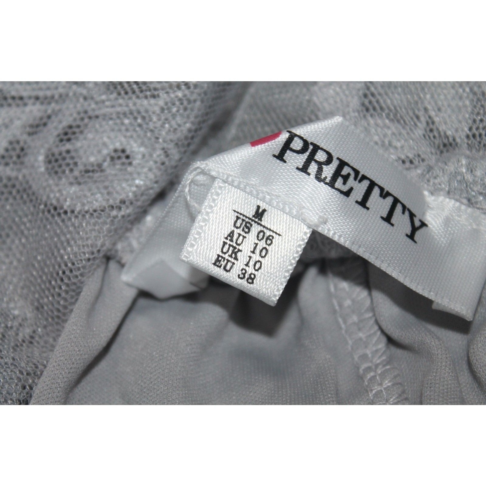 Silver Grey Sleeveless Prom Dress Size M US 6 Ever Pretty New