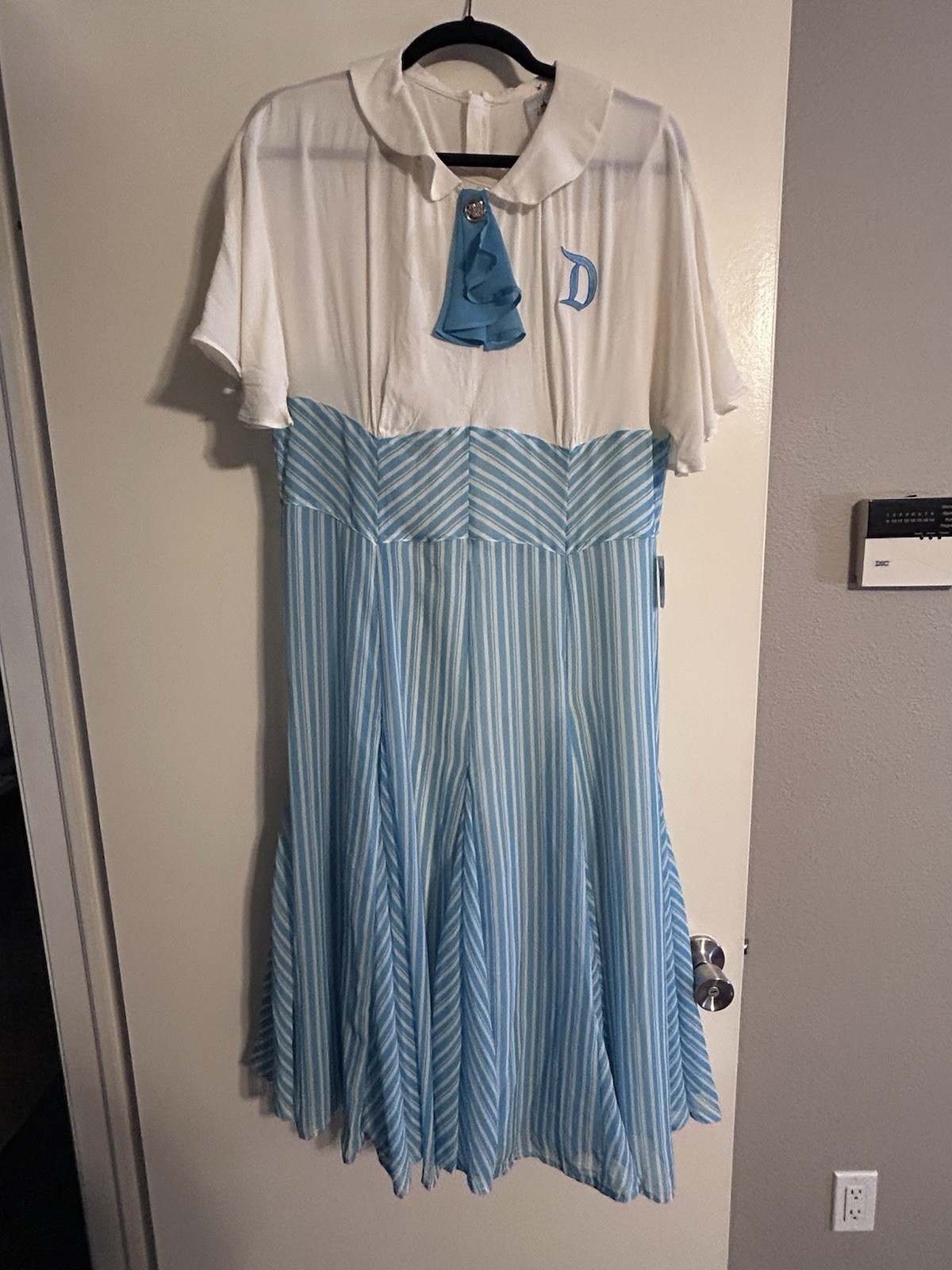 Disney Daisy Light Blue D Emblem Dress