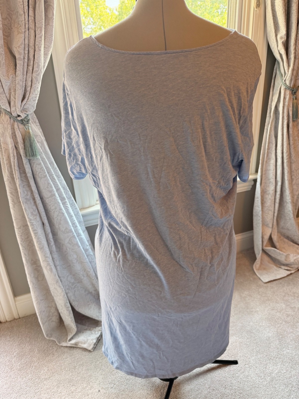 Purejill Grey A-Line Elliptical Dress – 4X