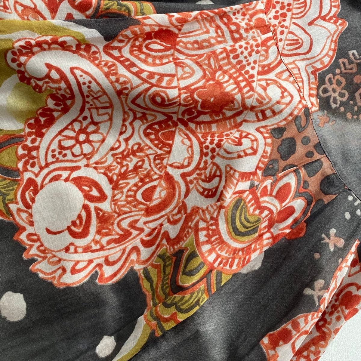 MOYURU / io comme io Cotton Design Dress Pullover All-Over Print Excellent