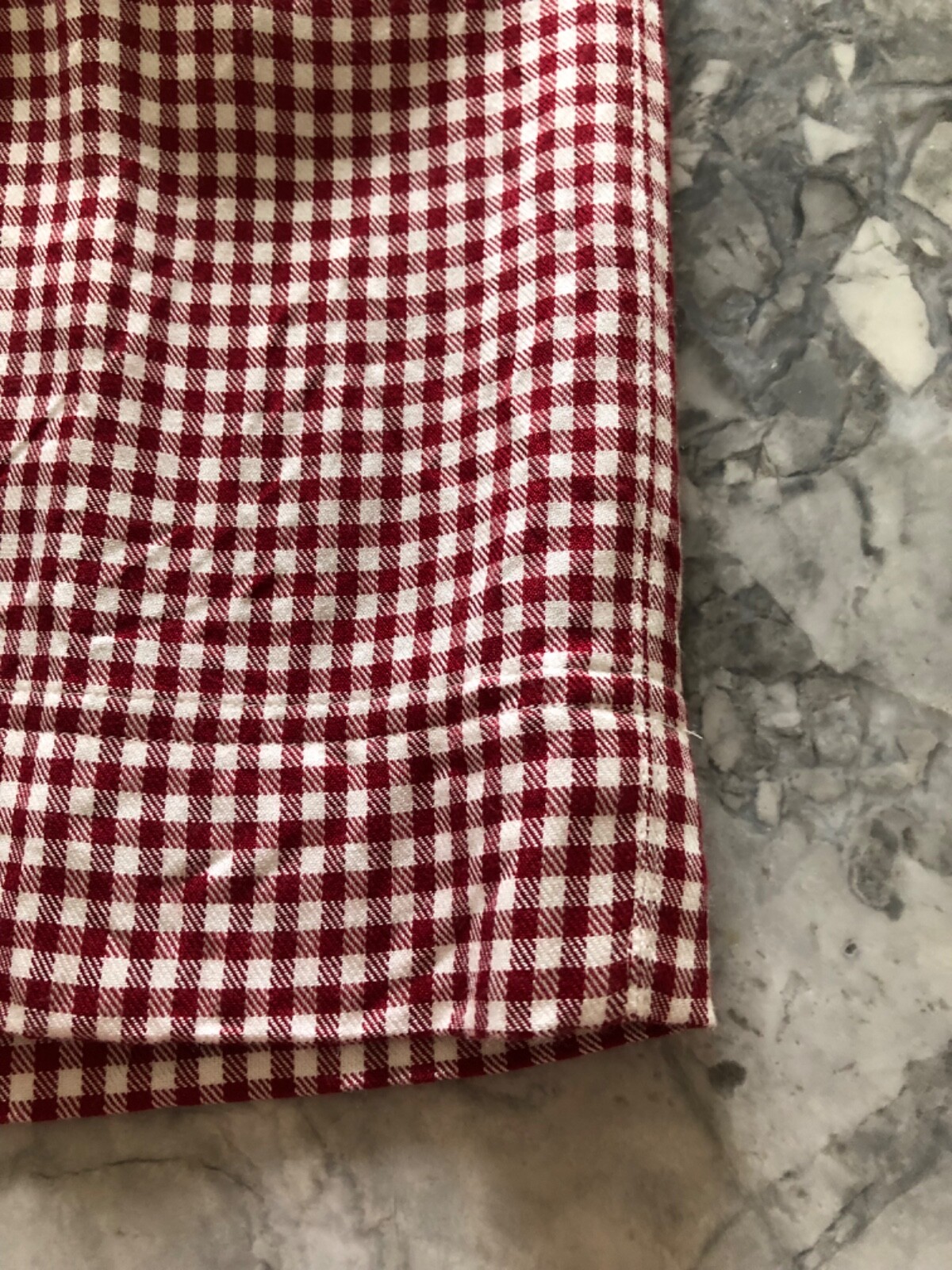 Madewell Excellent Condition Fresh Style Gingham Dress in Red & White Size Small