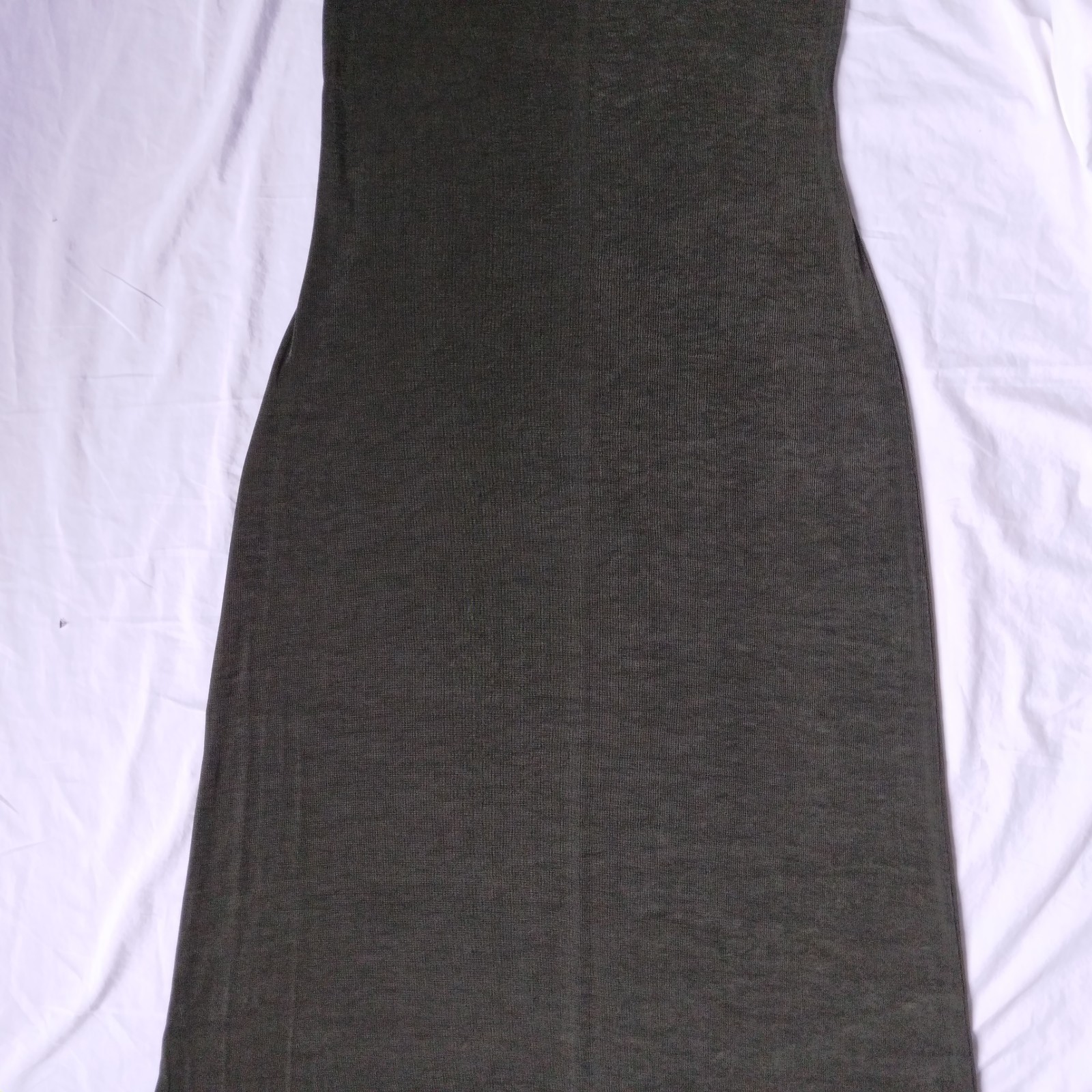 Vintage Coldwater Creek Acetate Blend Stretch Maxi Dress Green Womens Medium