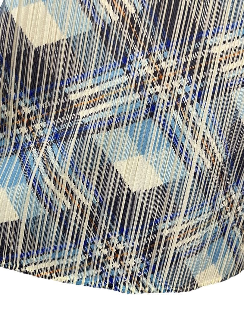 PLEATS PLEASE Issey Miyake Dress Check Pattern Size 3
