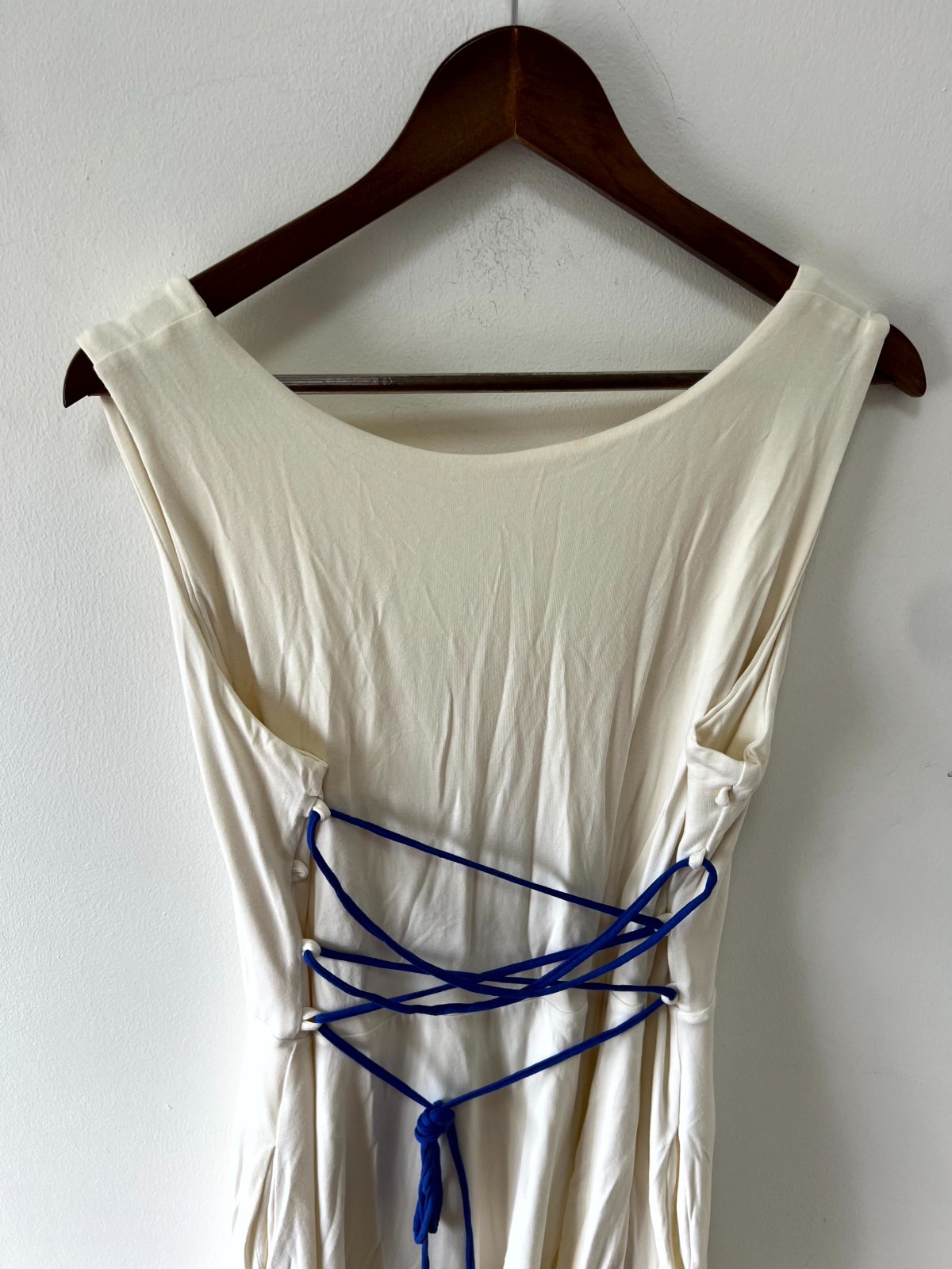 AYM Studio You Look Beautiful Dress Womens 3XL White Sleeveless Lace Back
