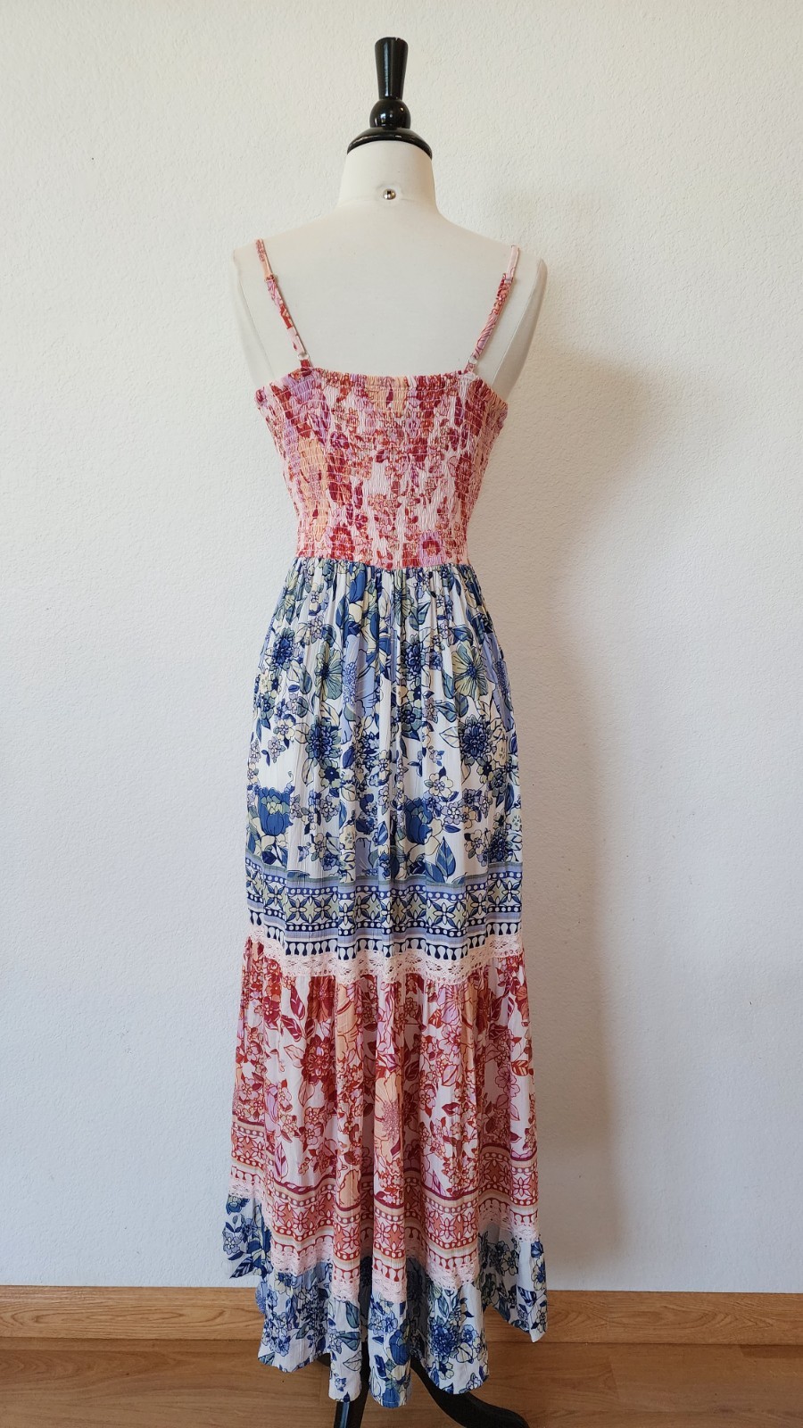 New Anthropologie Maxi Dress Size Small XS Floral Wedding Coquette Garden