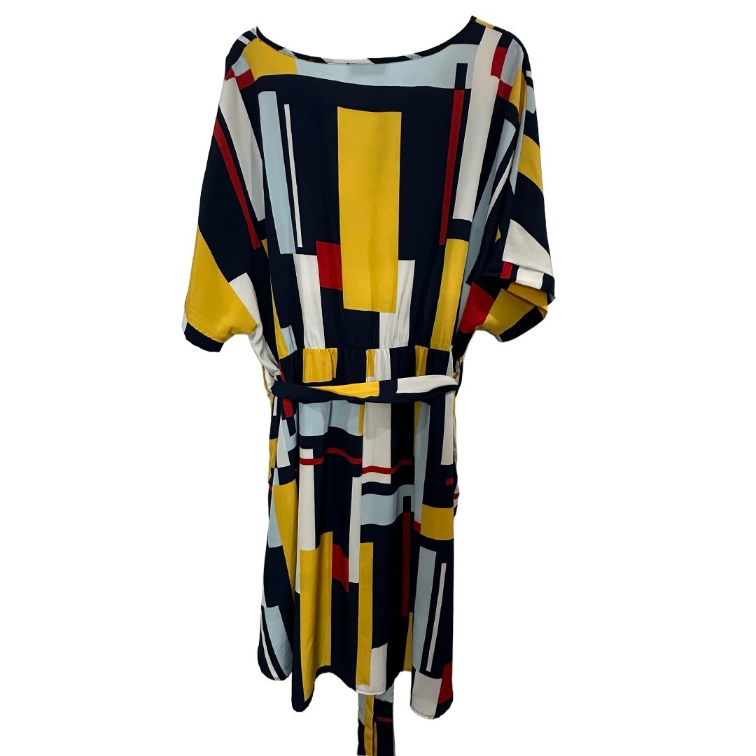 Nemidor Plus Size 22 Casual Dresses for Curvy Women Summer Boho Geo Print
