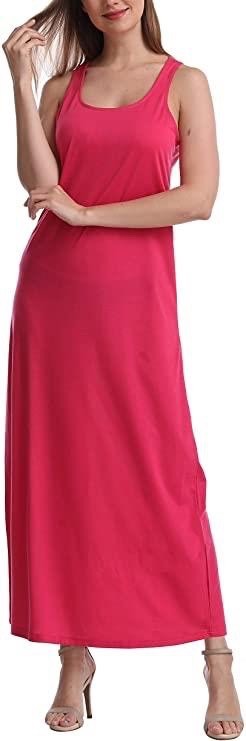 NWT SUMONA Women’s Size XXL Fuschia Ankle Length Tank Style Maxi Dress
