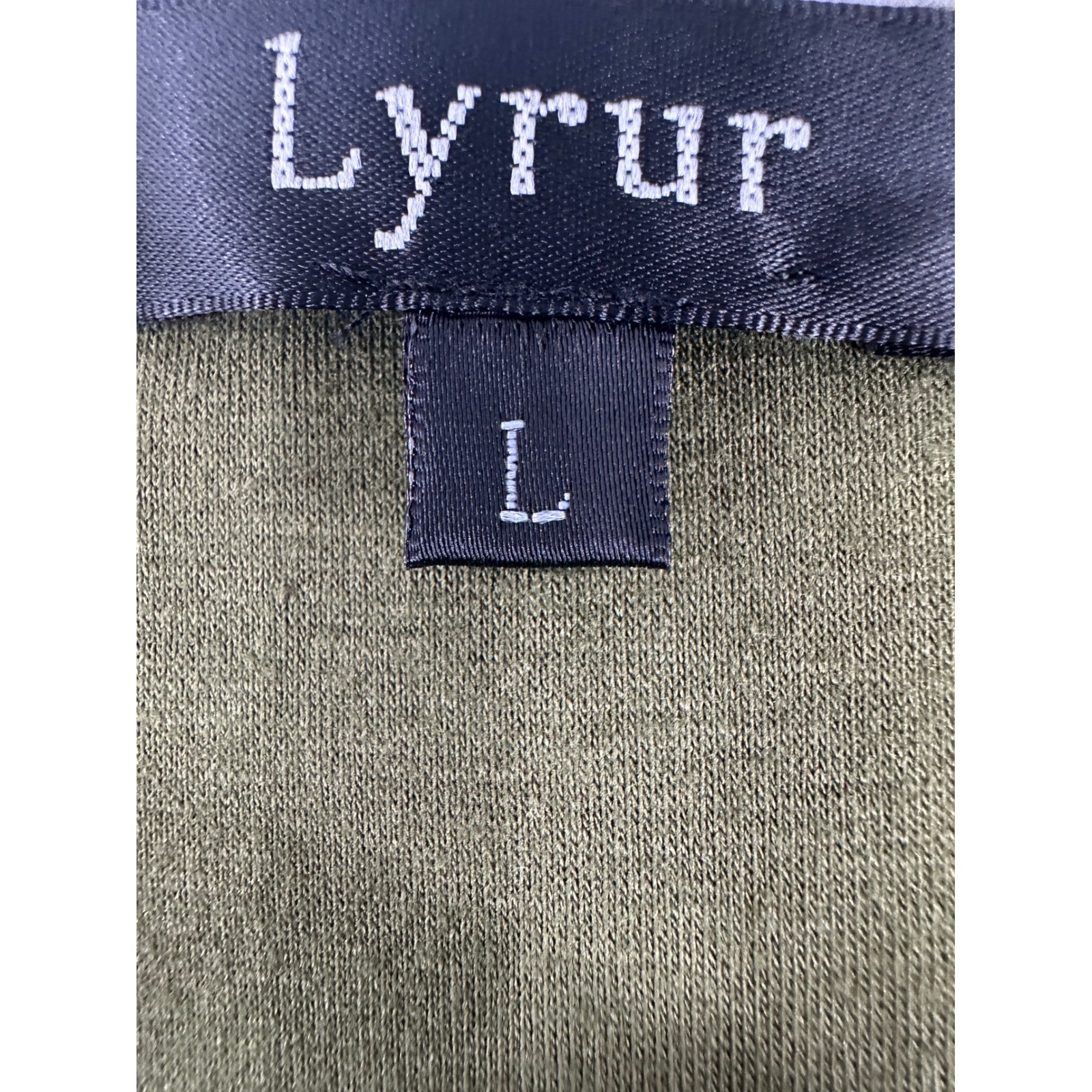 Lyrur Olive Green Button Front Spaghetti Strap Midi Dress L Breezy Summer