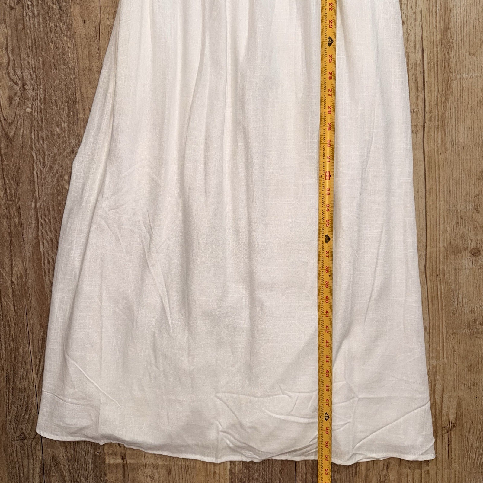 Halogen Spaghetti Strap Dress Size Small NWT White Lined Maxi