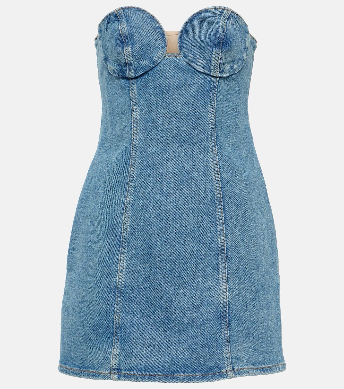 magda butrym denim dress size S