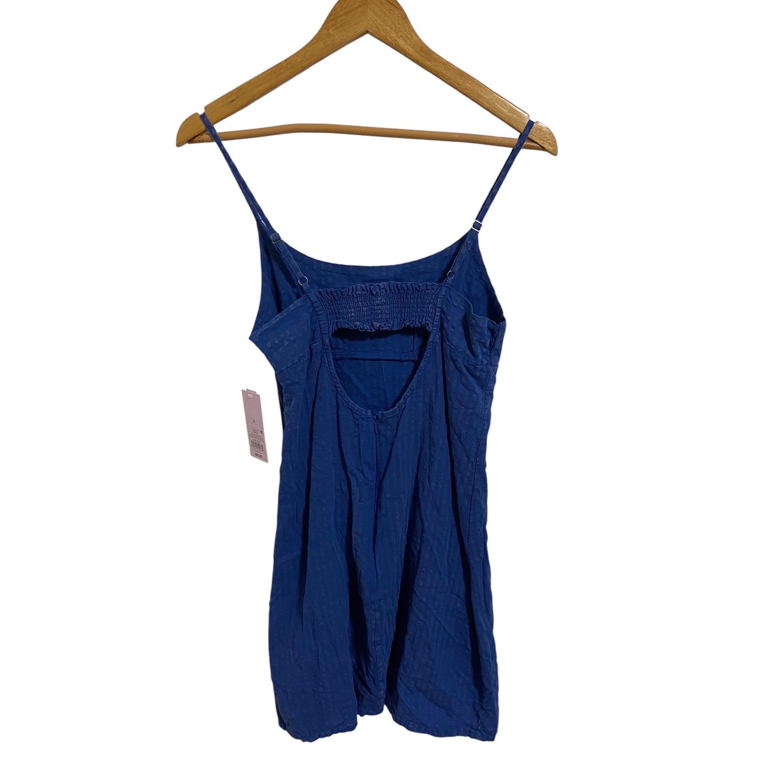 Wild Fable NEW Linen Blend Empire Waist Mini Dress Cottagecore Preppy Festival S