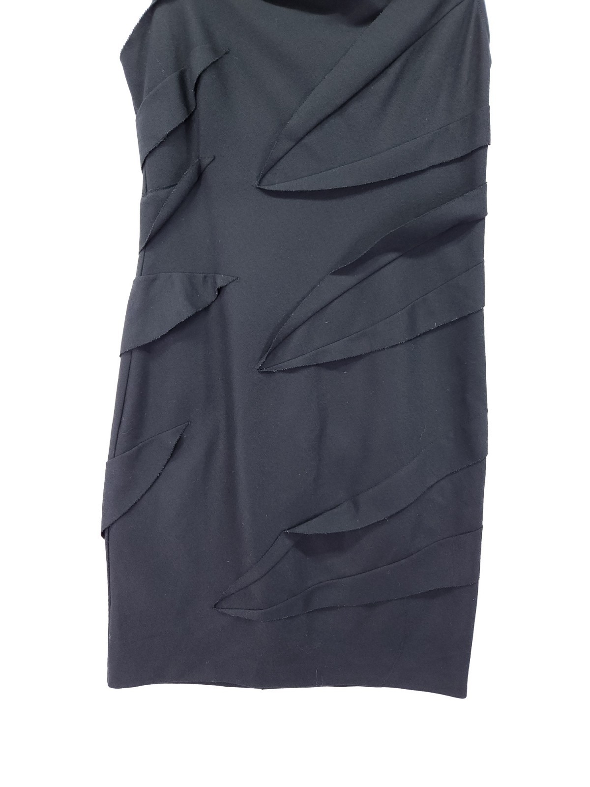 Diane Von Furstenberg Women Wool Blend Sheath Dress Size 12 Black