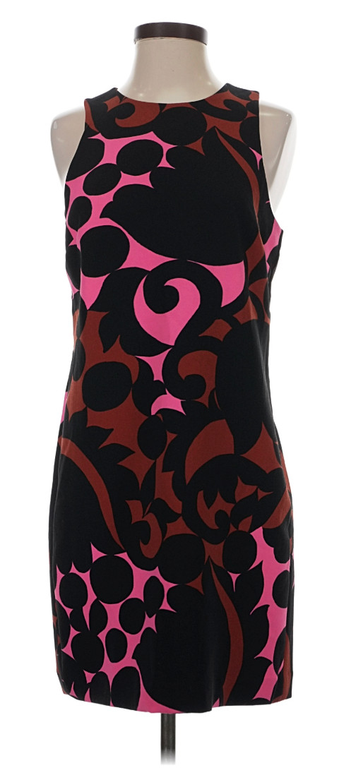 Ann Taylor Women’s Multi Graphic Sleeveless Sheath Dress Size 6 Cocktail