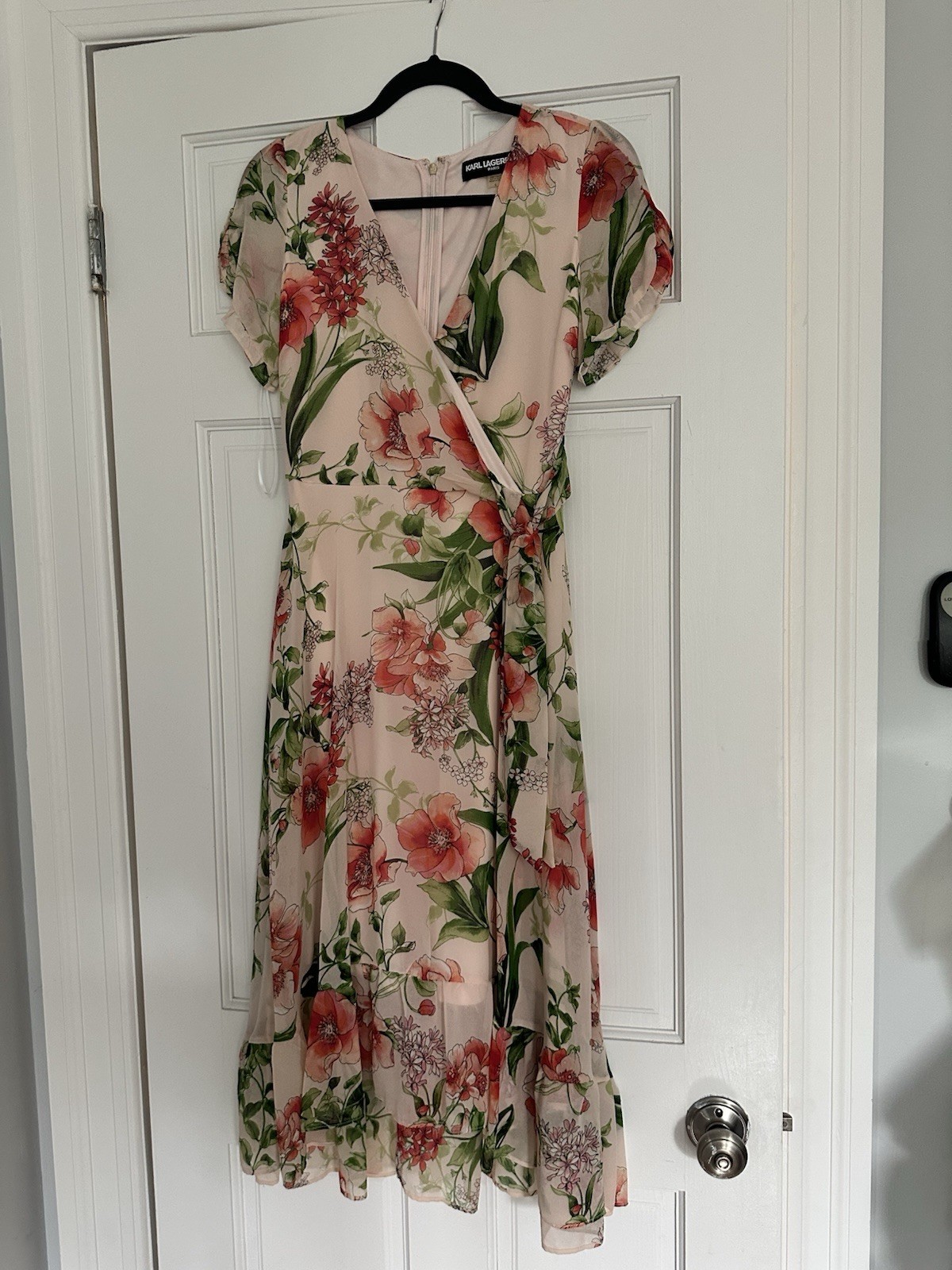 Karl Lagerfeld Paris Floral Dress – Women’s 0 – Blush/Pink Floral
