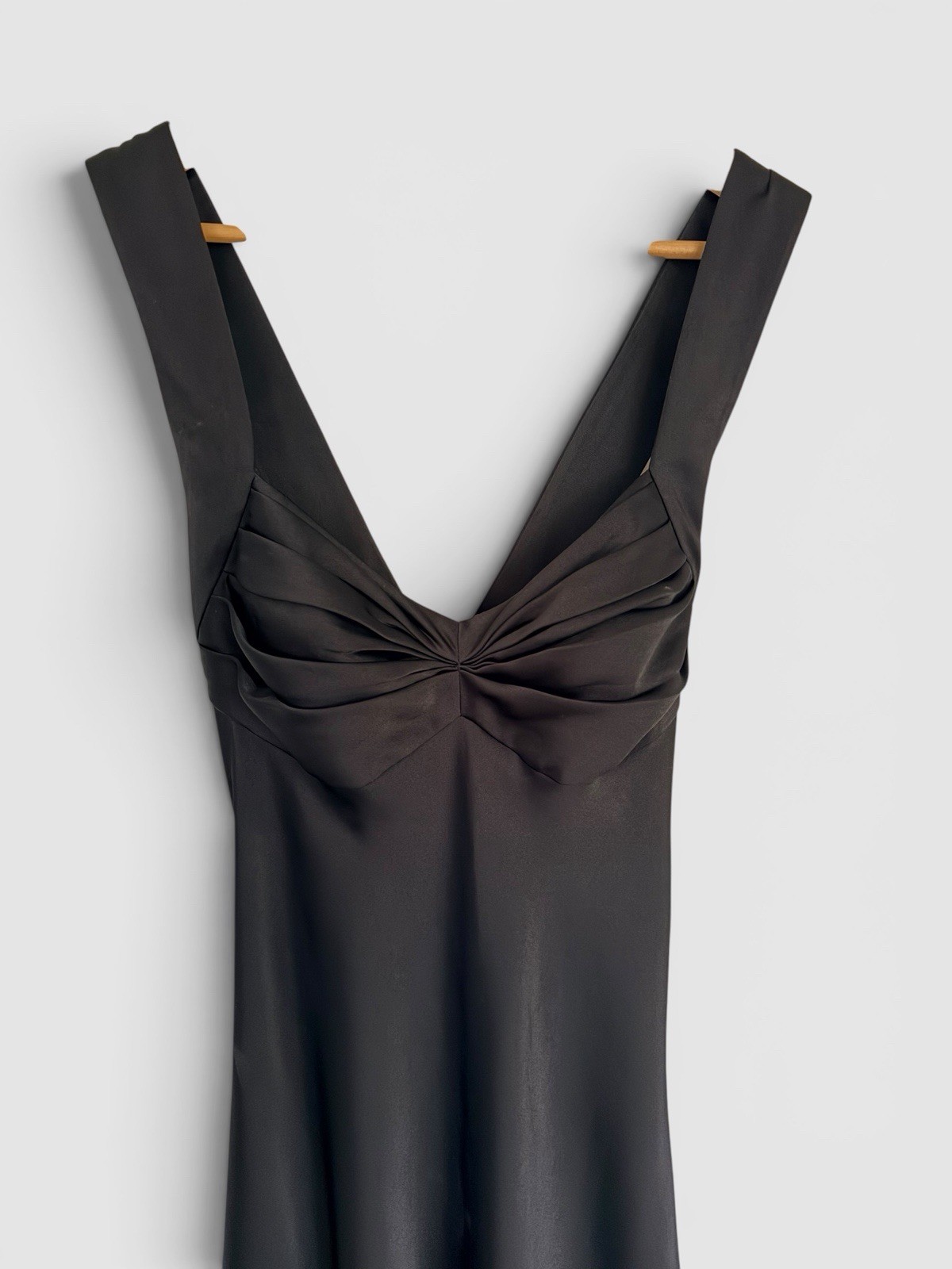 Calvin Klein Black Sweetheart Neck Sleeveless Column Evening Gown Dress 12