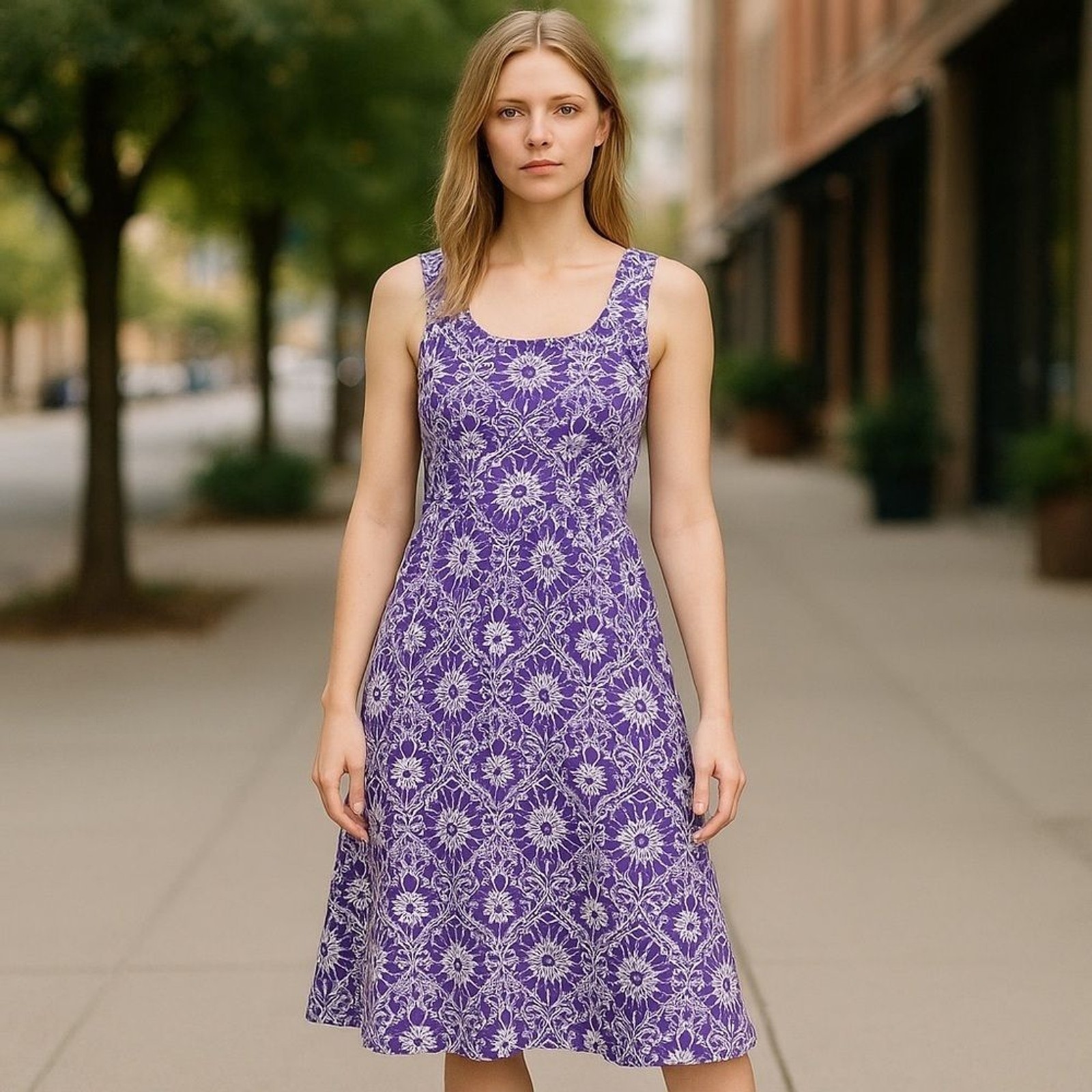 Stunning Purple Dress with Unique Design – Perfect for Any Occasion!
