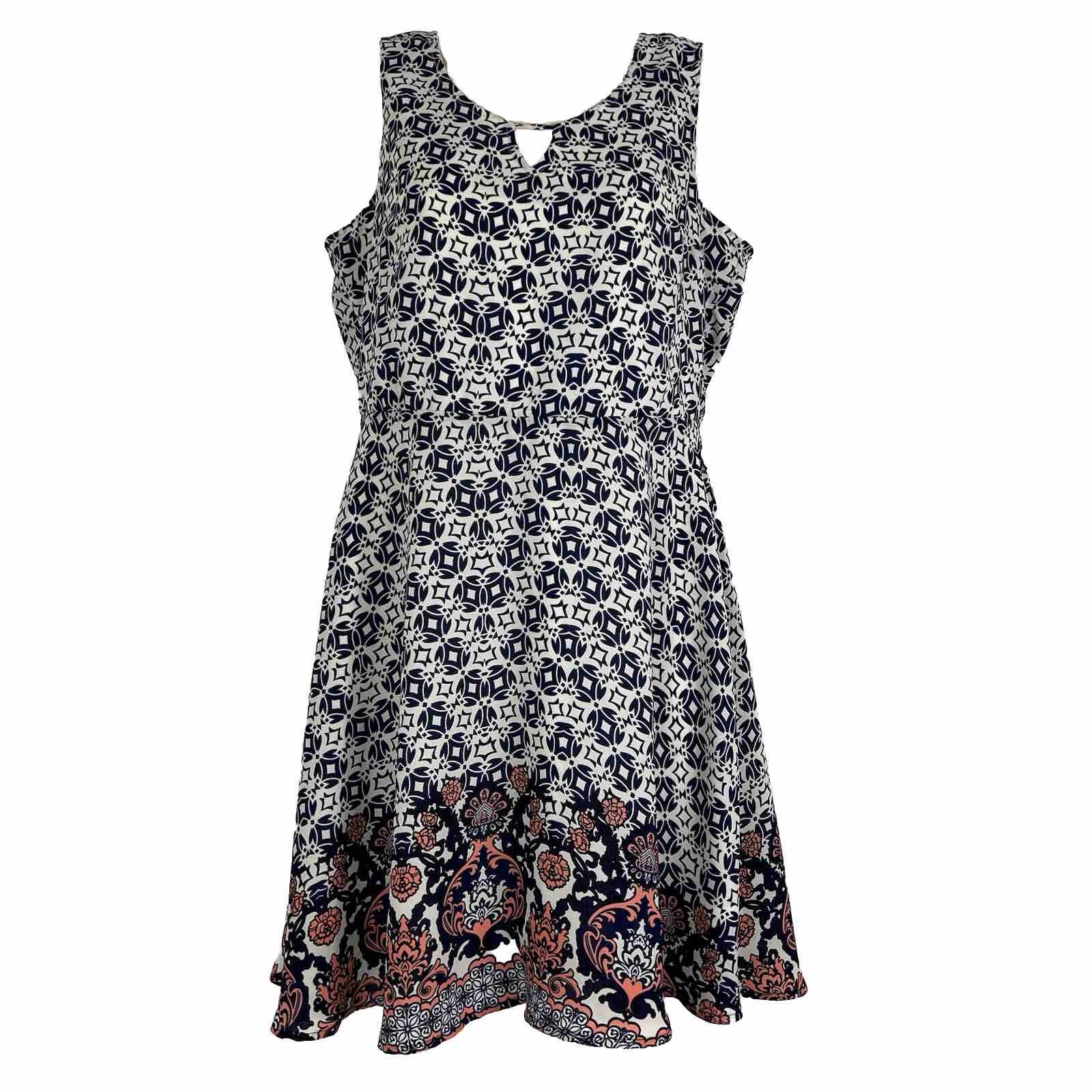 Alya Dress Women’s Large Sleeveless A-Line Above Knee Lightweight Lined Chiffon