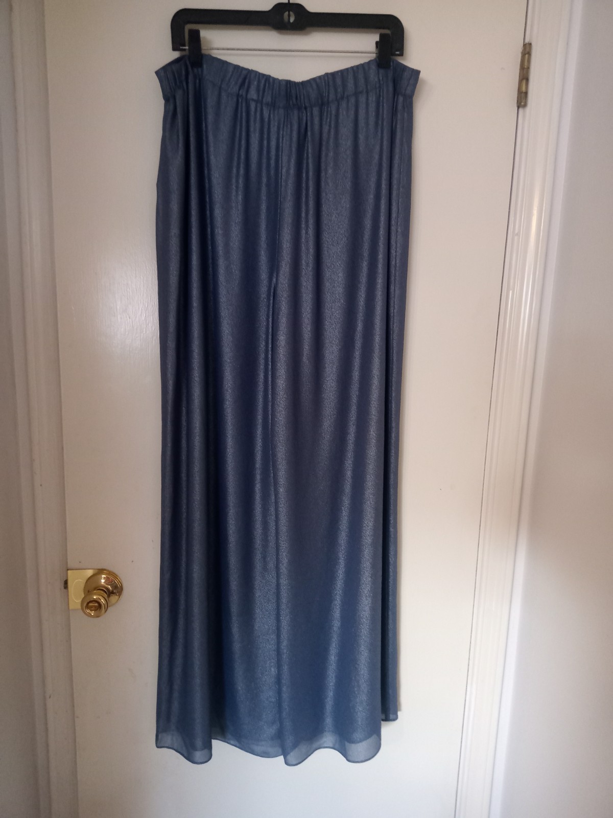 Joseph Ribkoff LDS Pull On Pants silver 16 Stretch Formal Trousers nwt wide leg