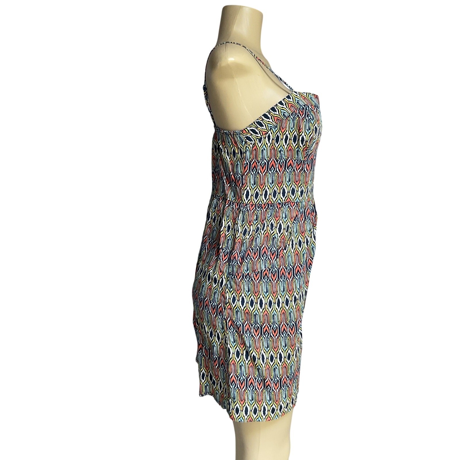 Mossimo Supply Co. Women’s Strap Multi-Color Printed Sun Mini Dress – Size L