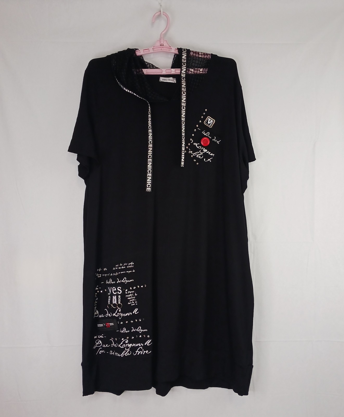 Sera Dees Women’s Rare midi hoodie dress whimsigoth Grunge Punk made Turkey 54