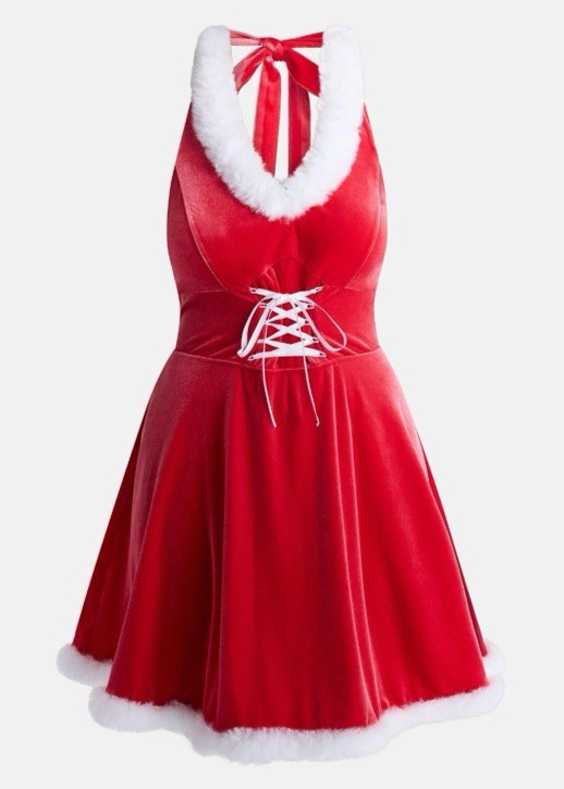 Santa Halter Dress~No Boundaries~XXS, M, L, XL or XXL~NWT~ADORABLE!