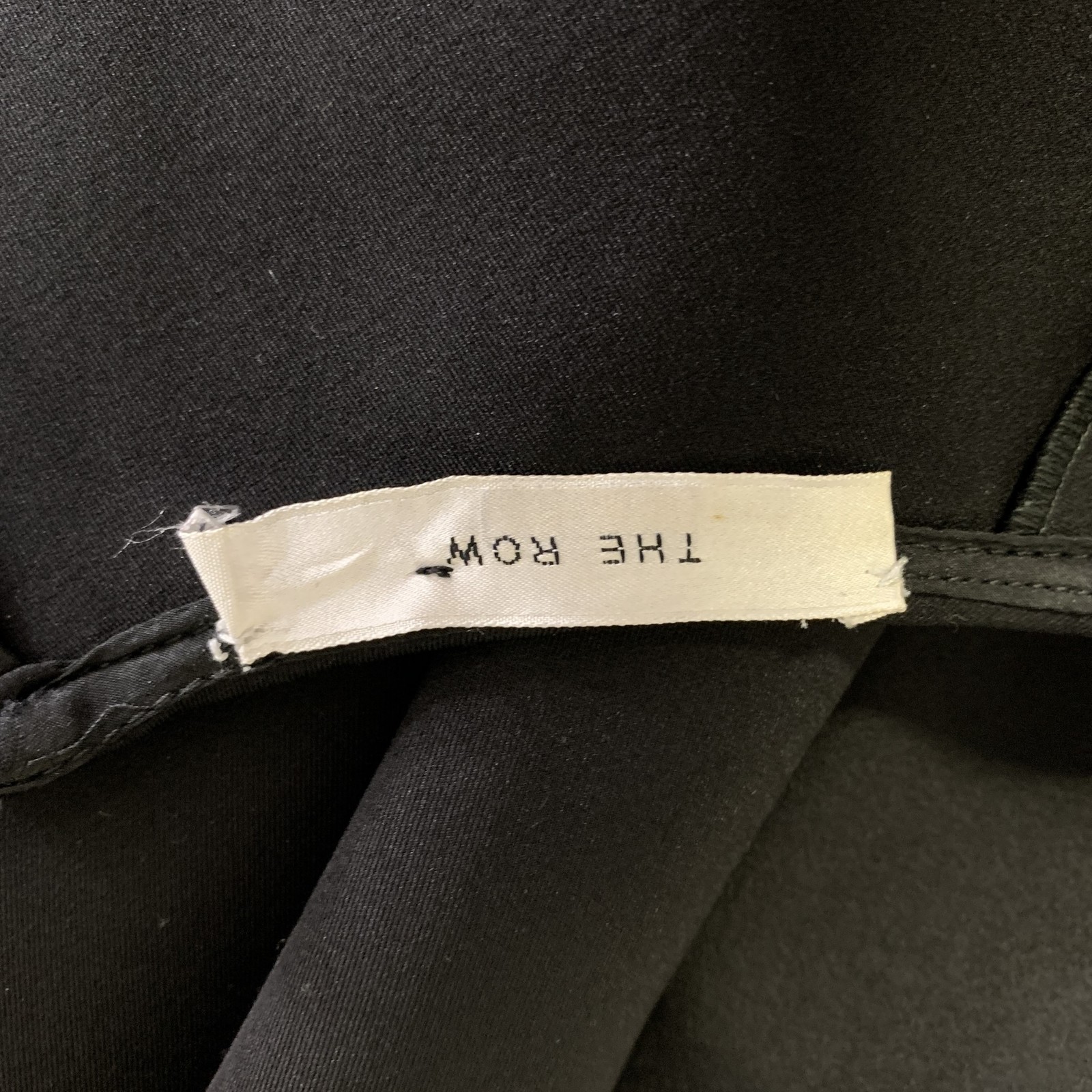 THE ROW Size XL Black Polyamide Blend Long Dress