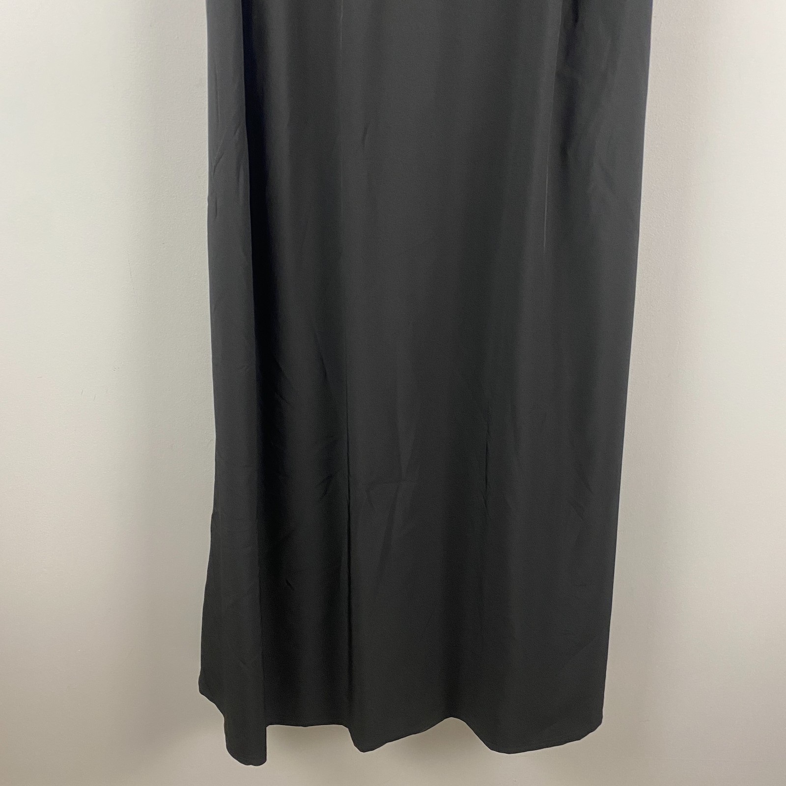 Torrid Stretch Woven Maxi Active Dress Size 2X Black Pockets Stretch Scoop Neck