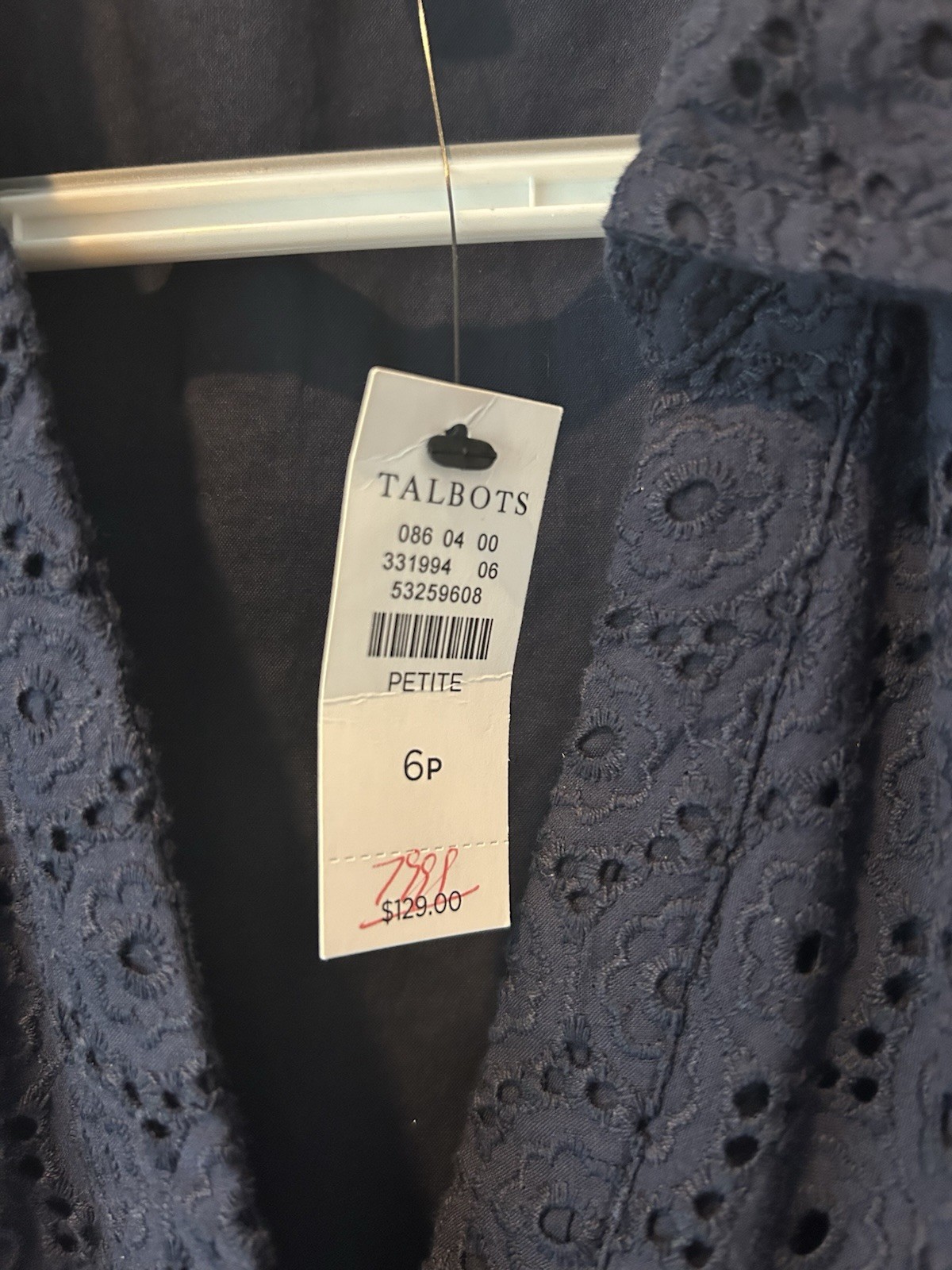 talbots dress 6 petite nwt