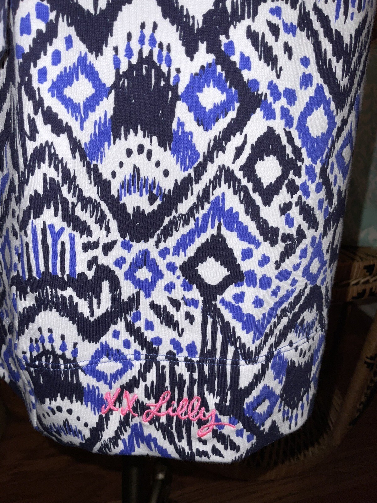Lilly Pulitzer NWT UPF 50+ Skipper Popover Dress Oh My Cod $158 Size S,L