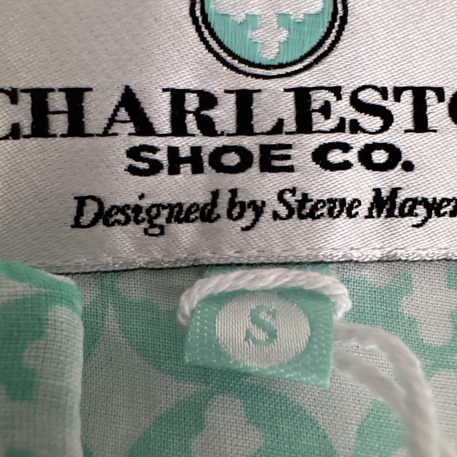 NWT Charleston Shoe Company By Steve Mayer Size Small Dress Aqua White Tunic