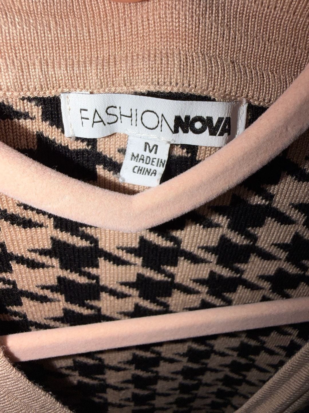 Fashion Nova Cappuccino Please Sweater Midi Dress