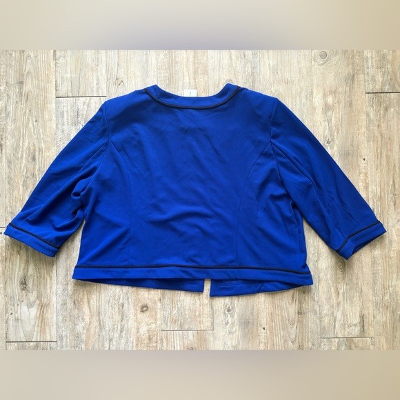 NY Collection Women’s Plus Size 3/4 Sleeve 2 Piece Dress in Royal Blue, Size 20W