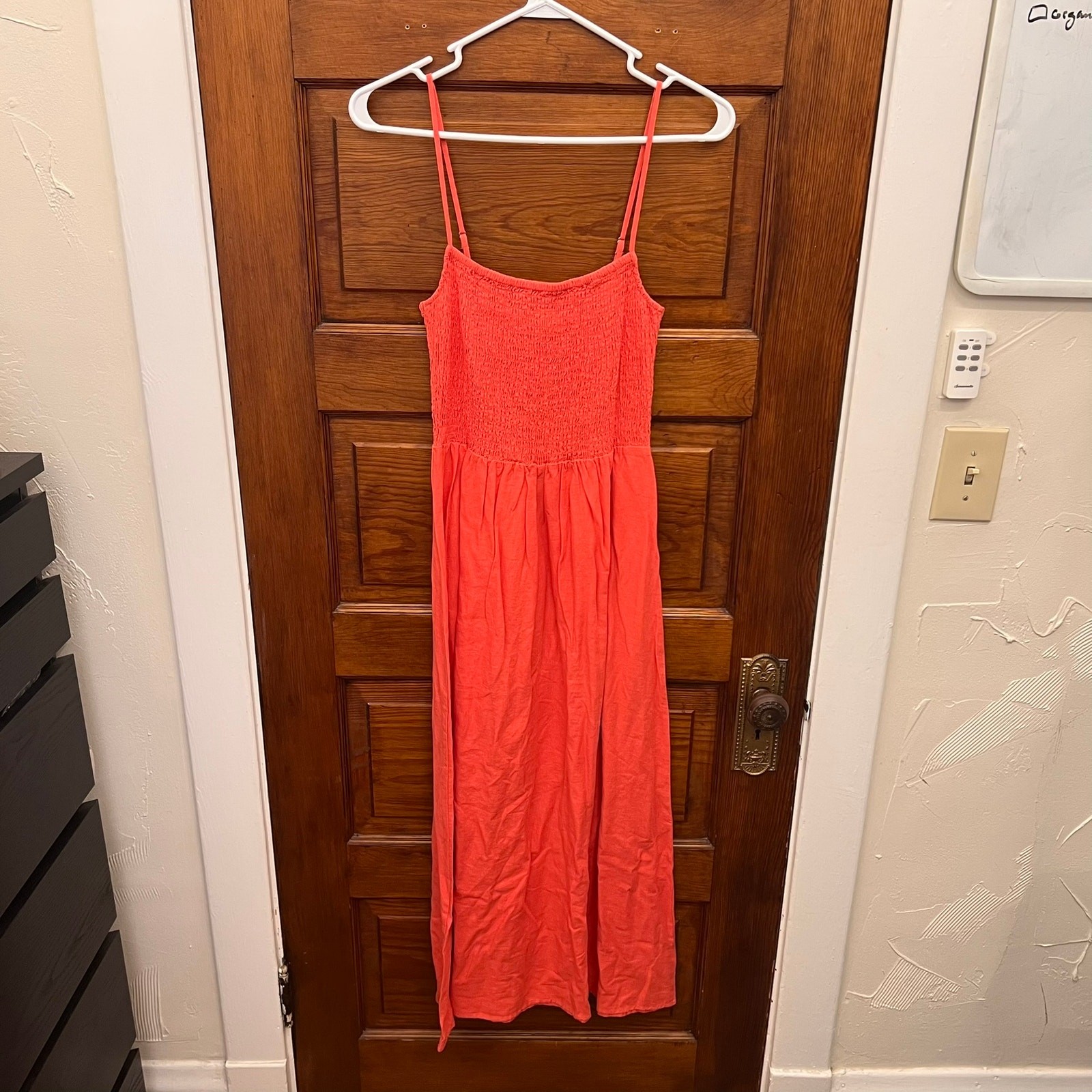 Z Supply Bayside Linen Maxi Dress Persimmon sz XS NWT’s $129 Women’s