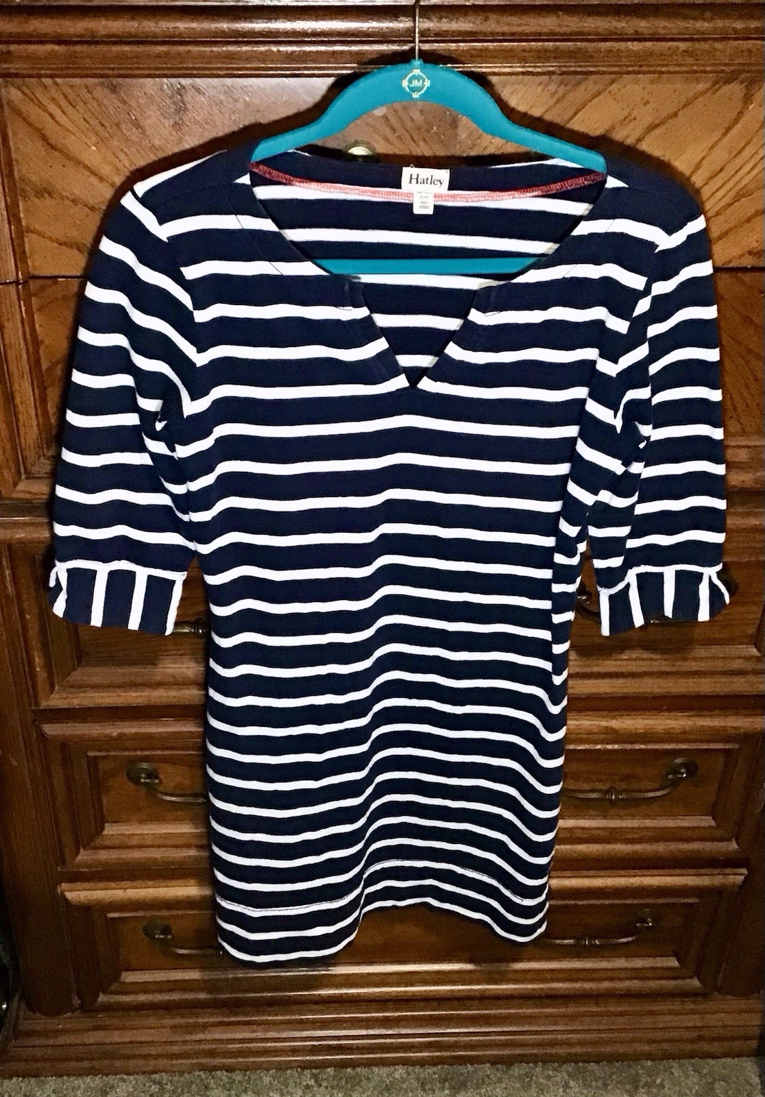 Hatley Navy Stripe Dress Size M