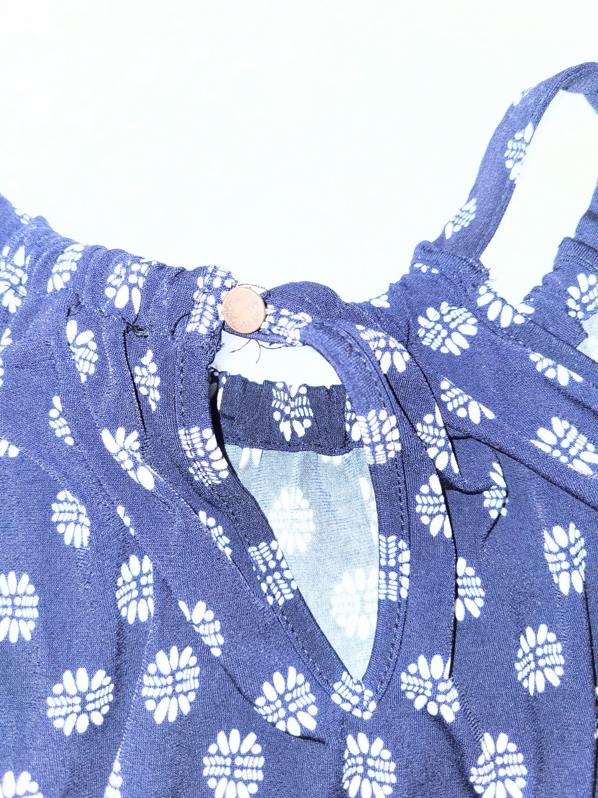 NWOT 1. State Floral Patterned Knotted Tie Waist Wrap Maxi Dress Small