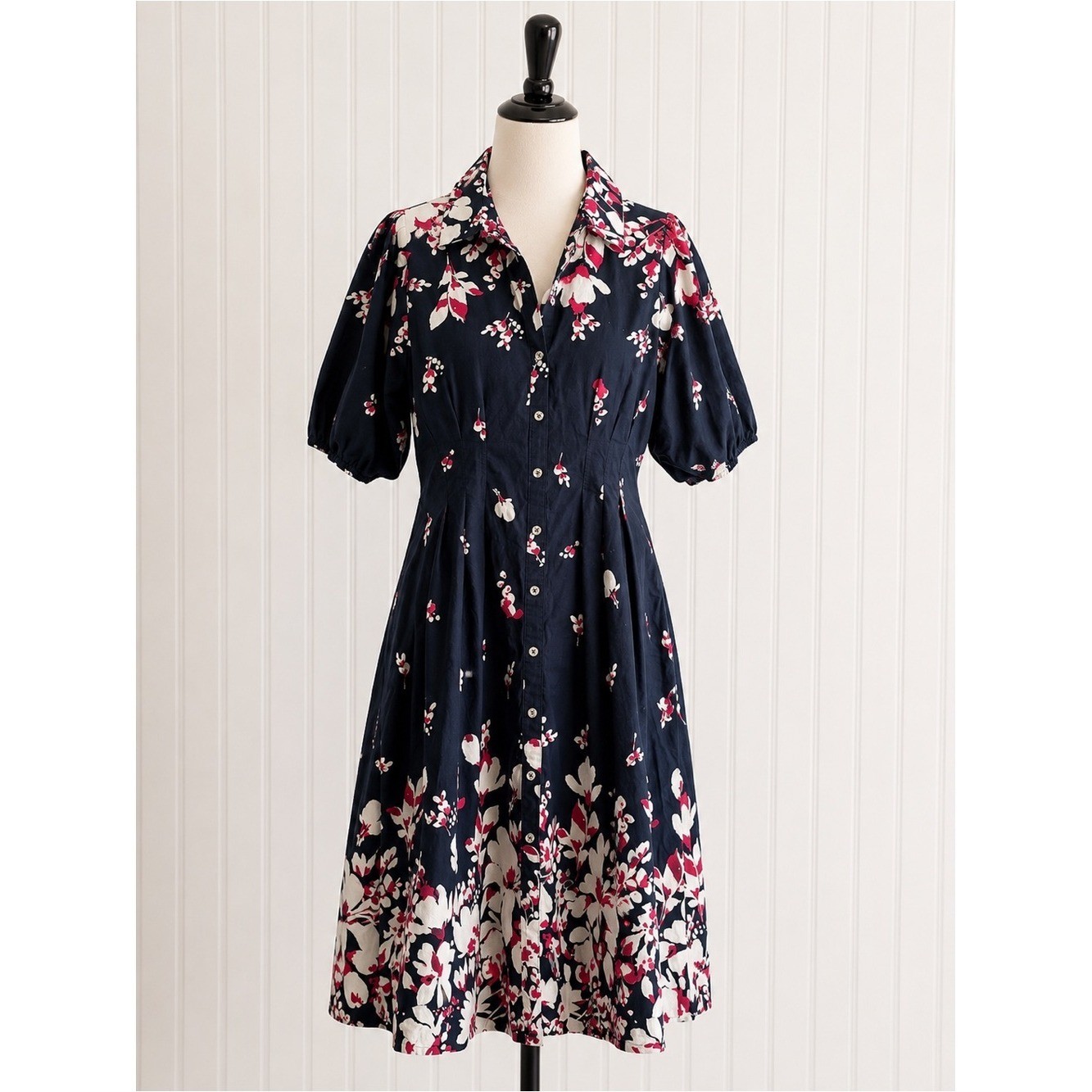Tommy Hilfiger Floral Button Front Dress – Size 14 | Corporate Summer, Cotton