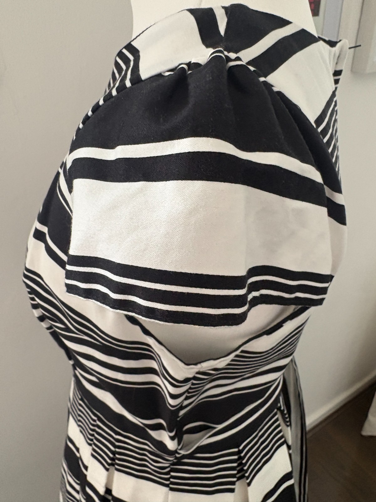 Dorothy Perkins Black & White Stripe Dress UK16 BNWT