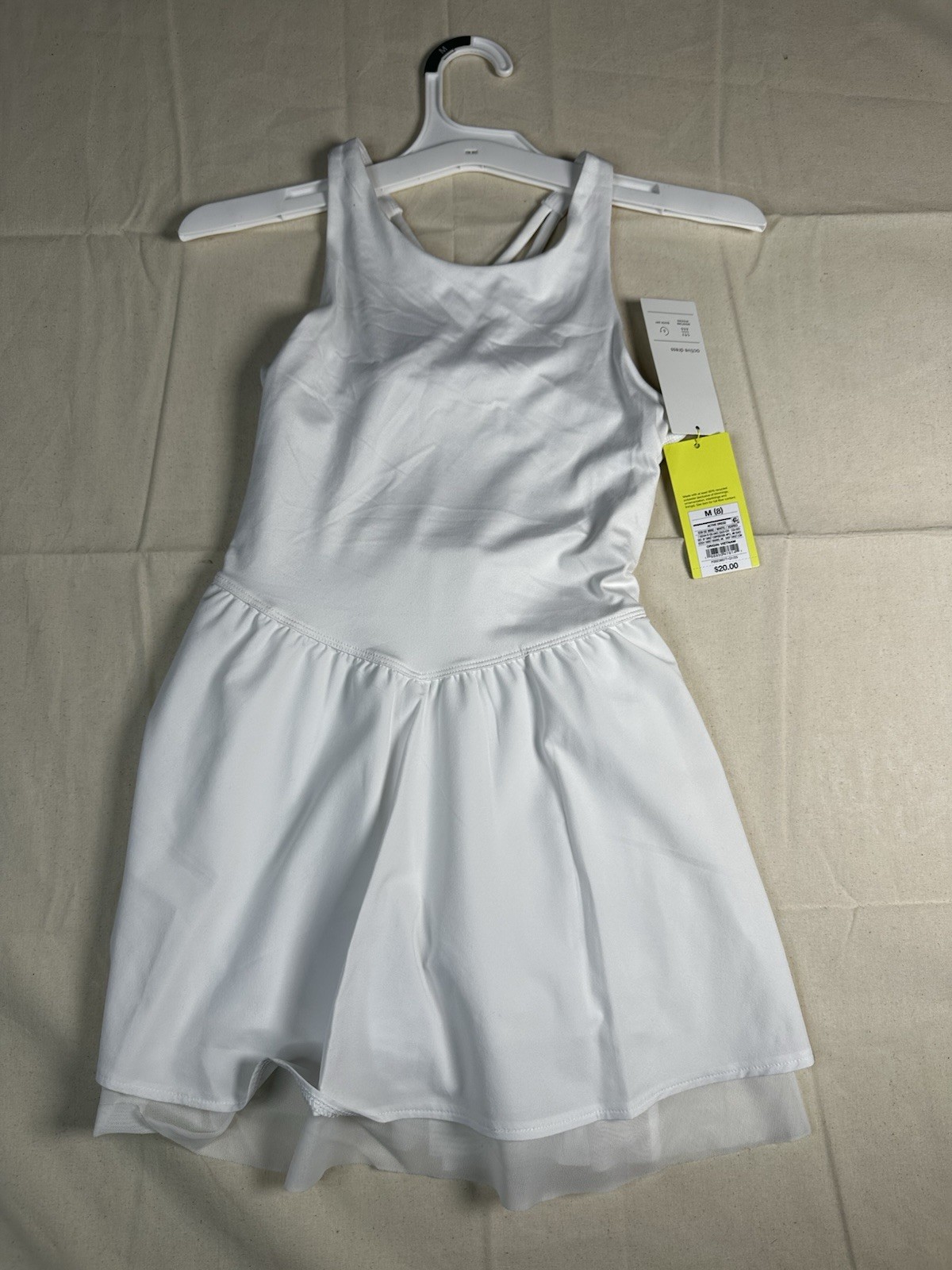 All in Motion White Active Dress Size M (8)